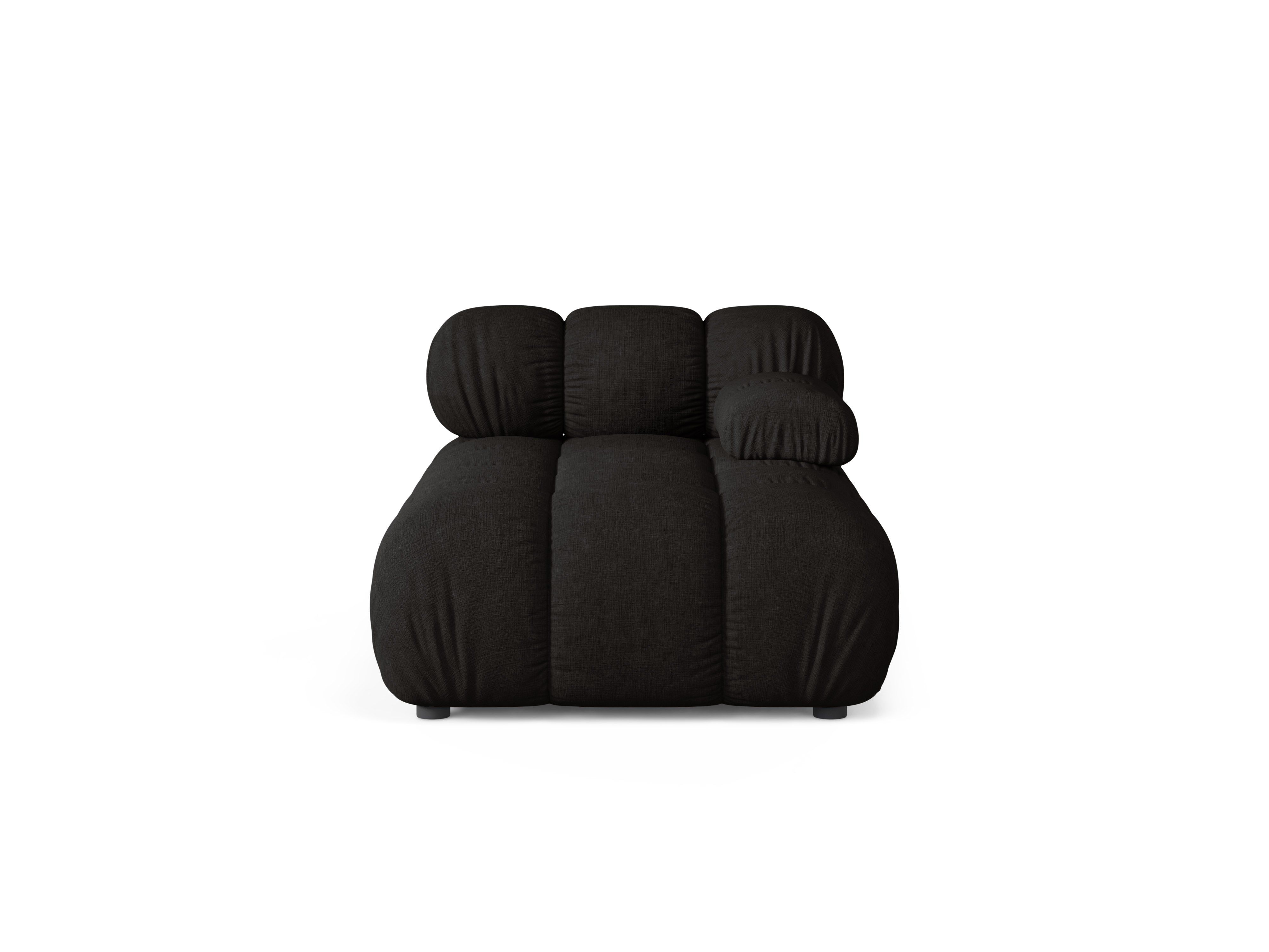 Right-facing chaise longue BELLIS black