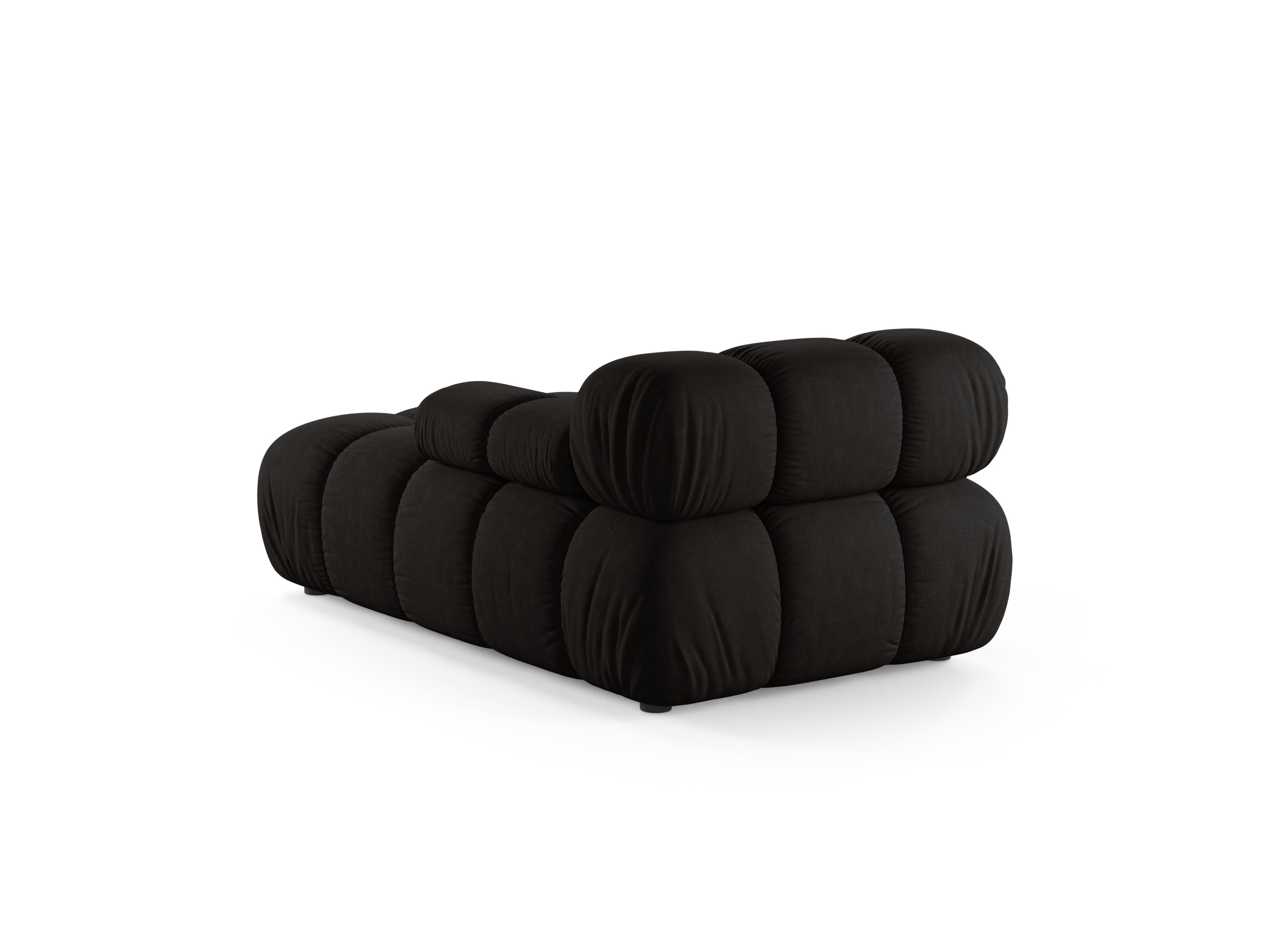 Right-facing chaise longue BELLIS black