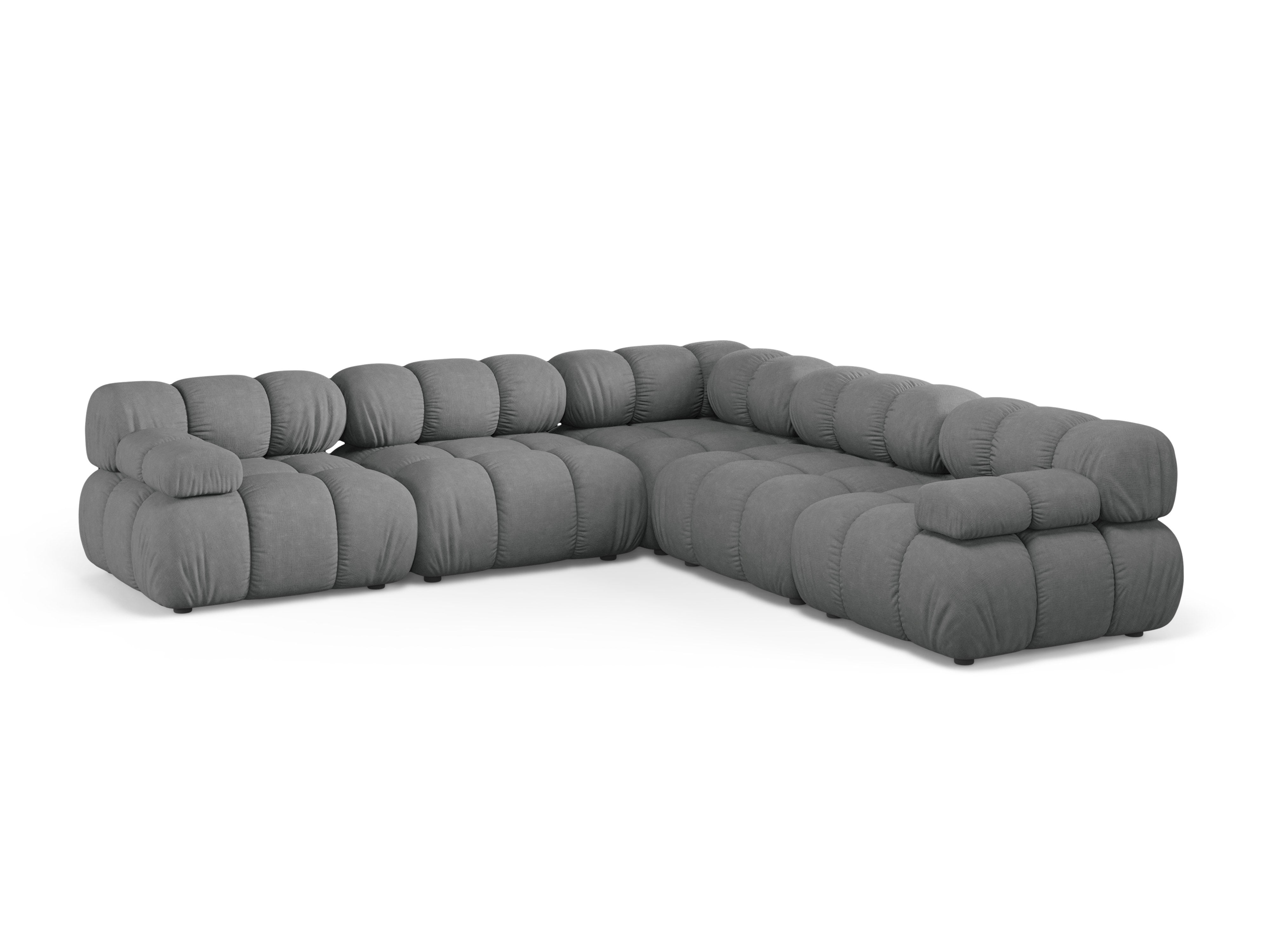 Symmetrical Corner Sofa BELLIS in Gray