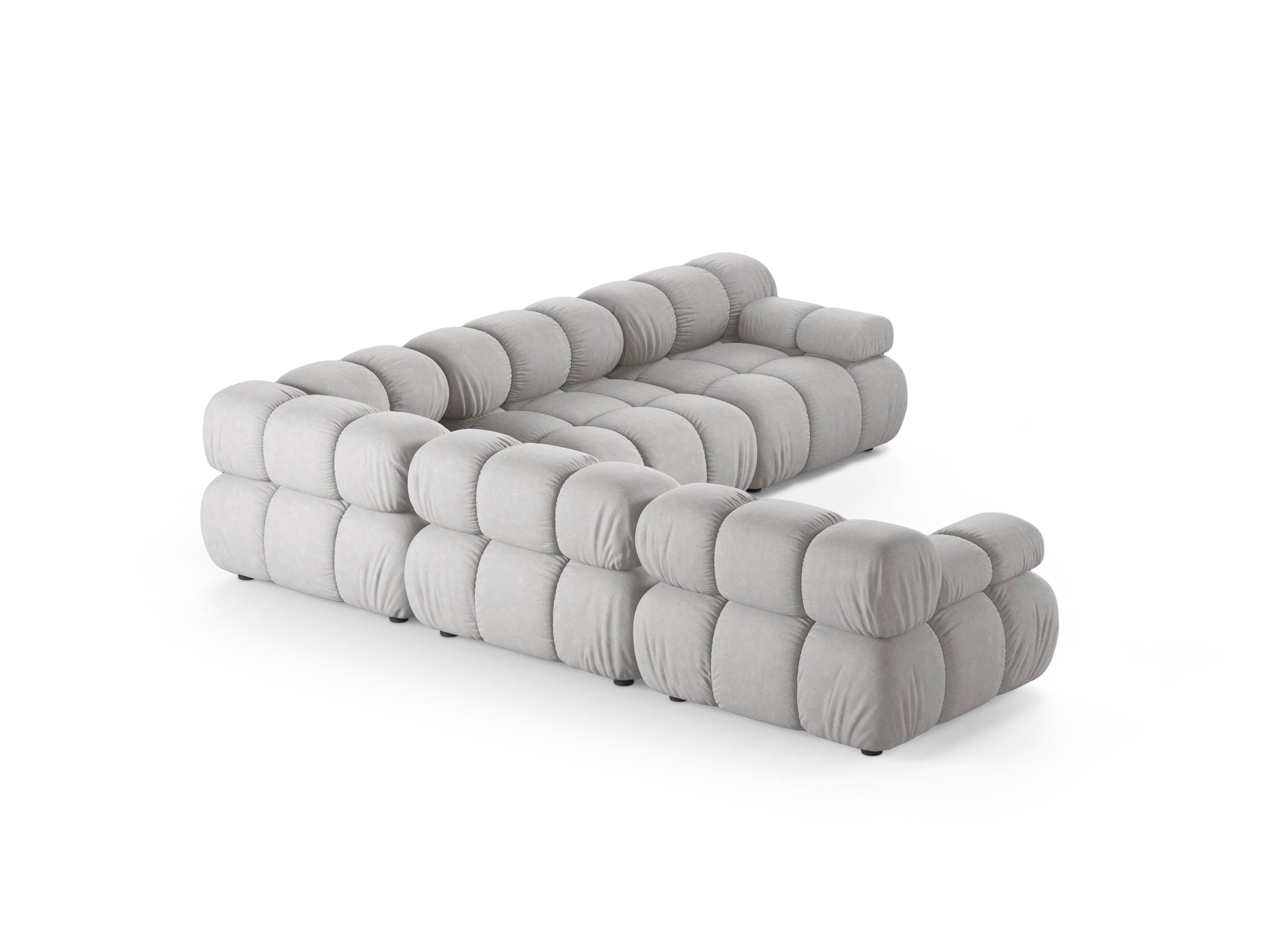 Symmetrical Corner Sofa BELLIS Light Gray