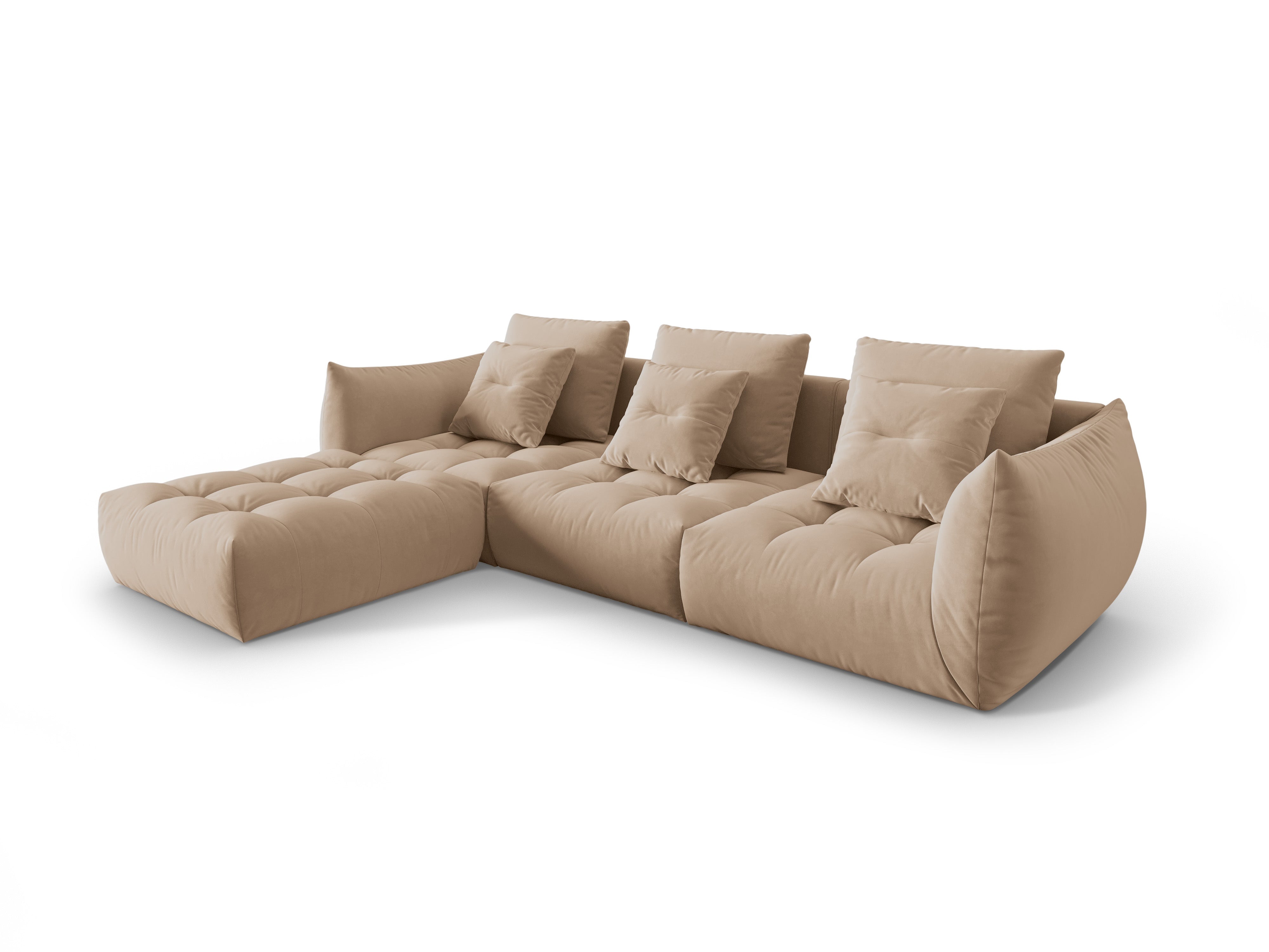 Velvet Modular Sofa, "Bloom", 2 Sitze, Sand, 332x216x95
In Europa gemacht
