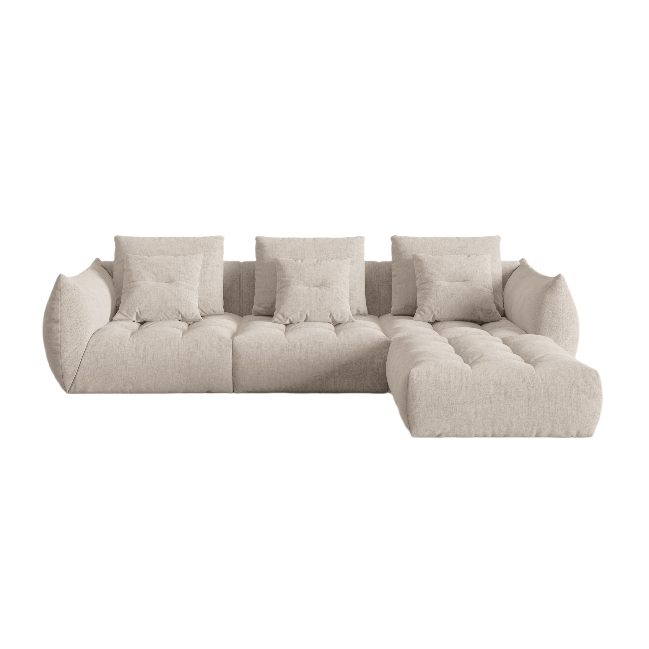 Modular Sofa, "Bloom", 2 Seats, Dark Beige, 332x216x95
Made in Europe