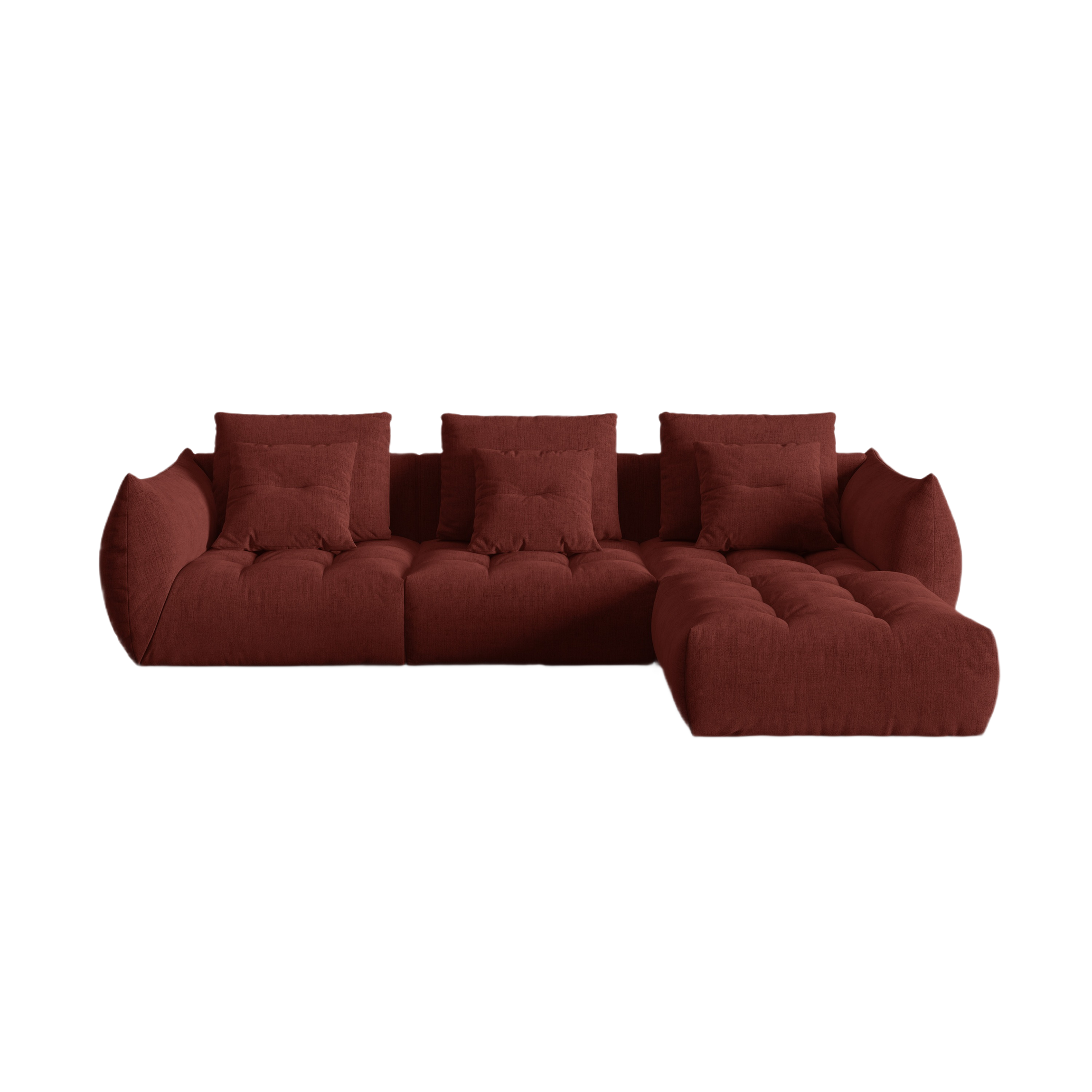 Modulares Sofa, "Bloom", 2 Sitze, rot, 332x216x95
In Europa gemacht