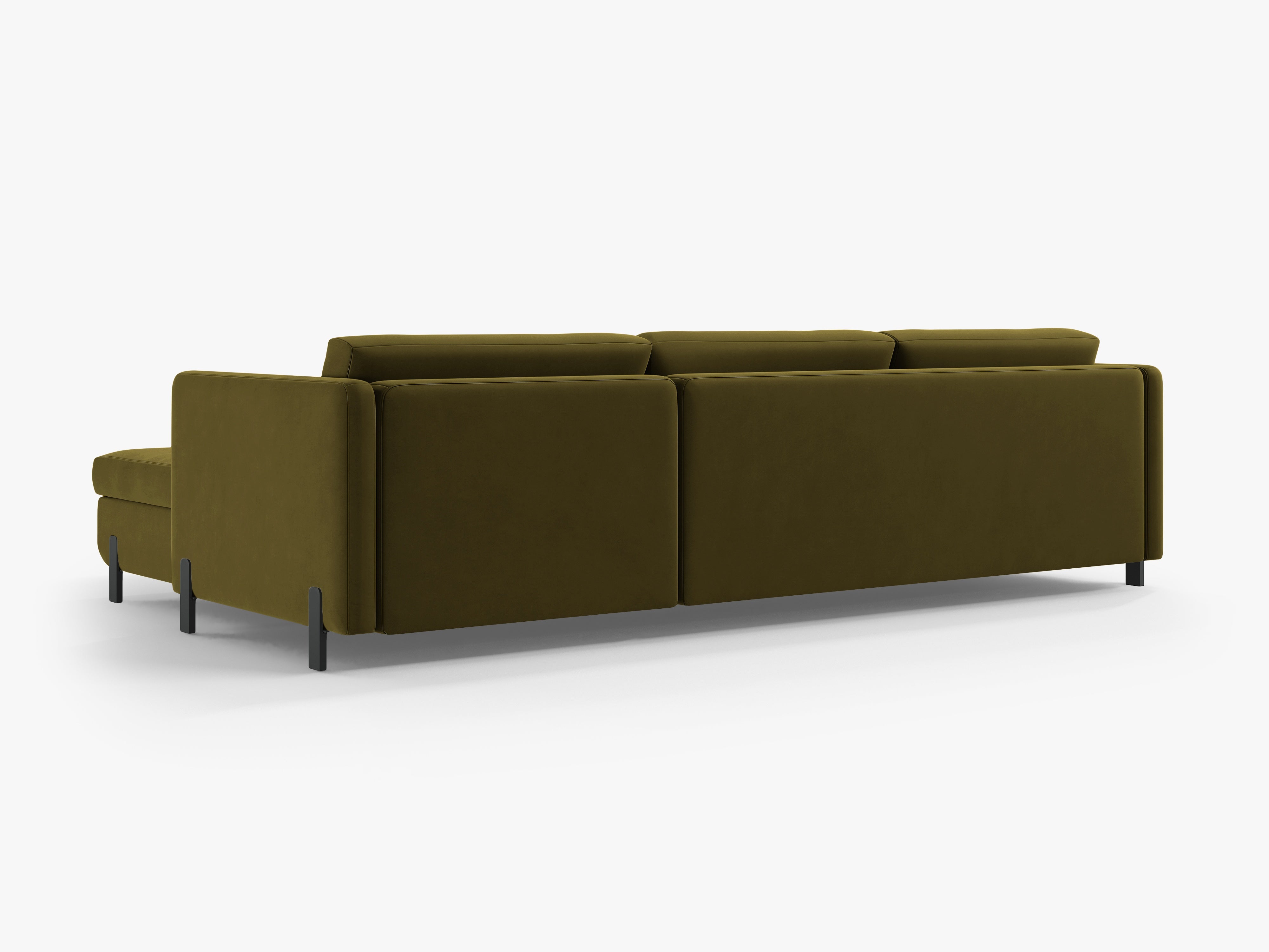 Velvet Linksecke Sofa mit Bettfunktion, "Gloria", 5 Sitze, Grün, 280x170x80
In Europa gemacht