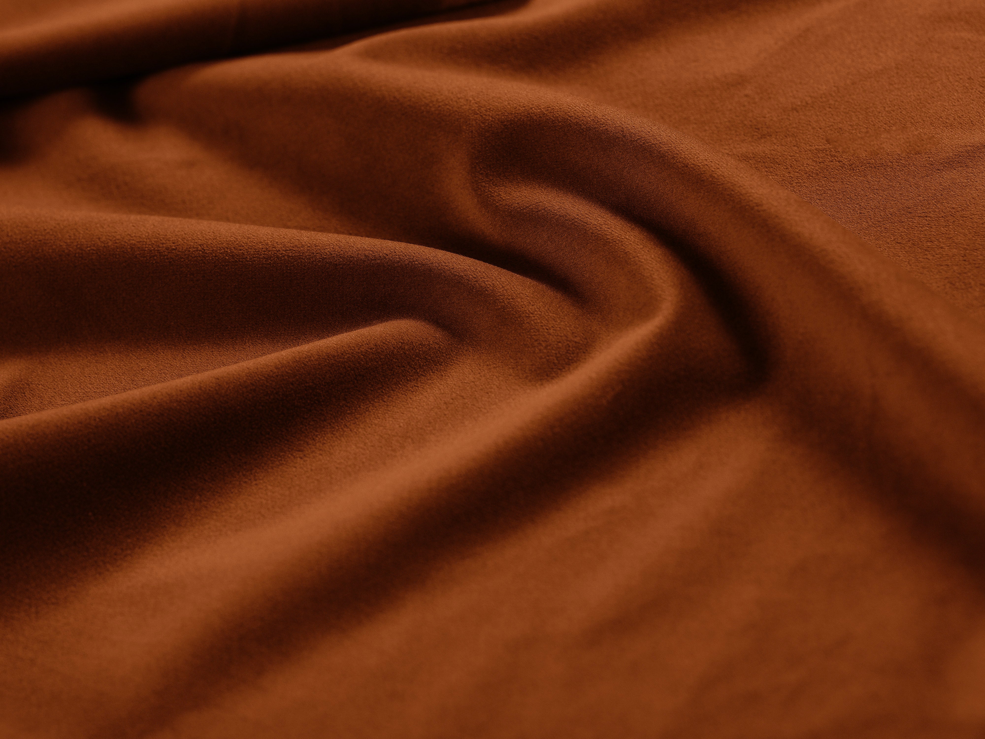 Velvet Left-Arm Sofa Bed PUMA Terracotta