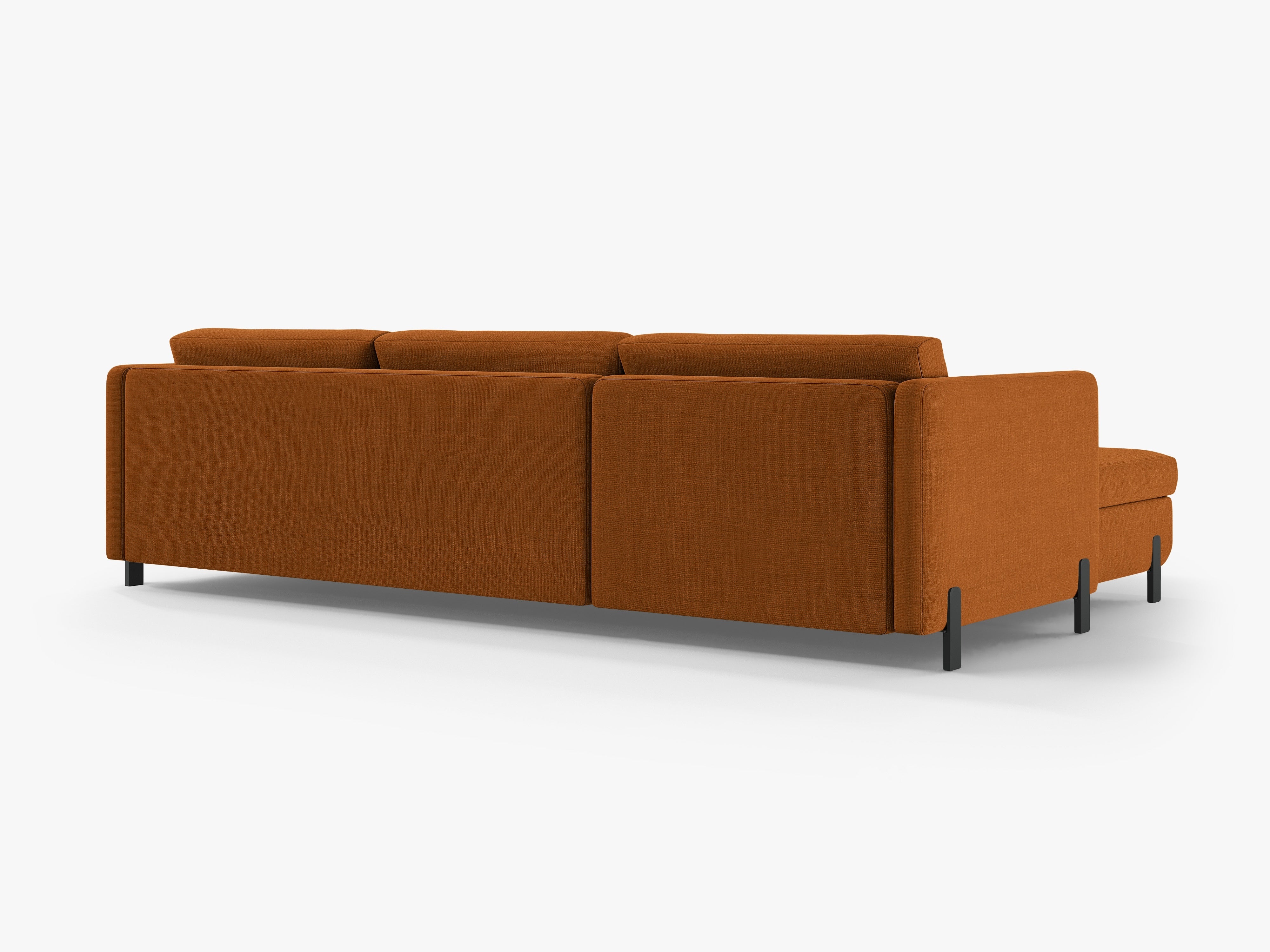 Left Corner Sofa with Bed Function and Box, "Gloria", 4 Seats, Brick, 260x170x80
Made in Europe