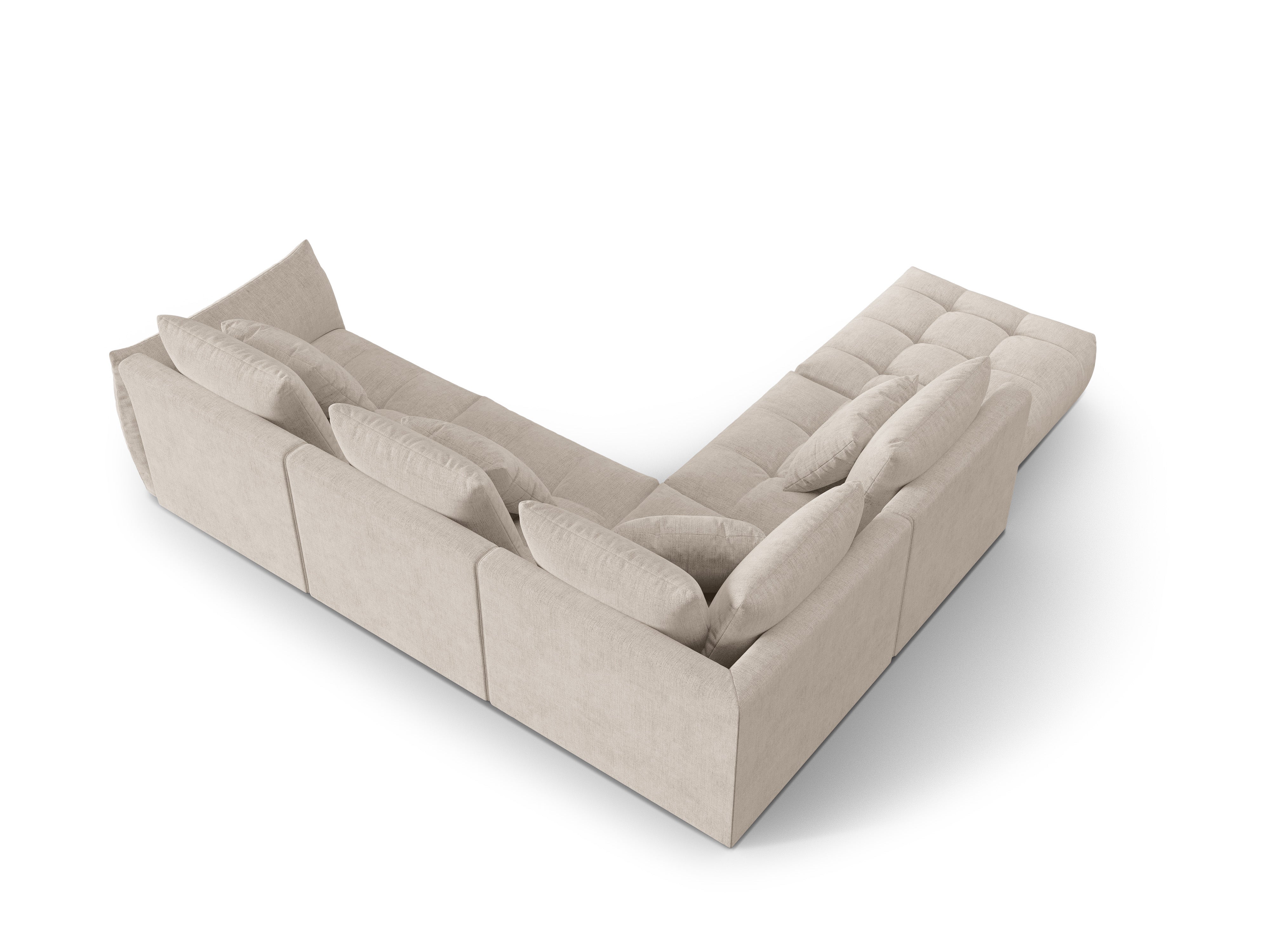 Modulares linke Ecksofa, "Bloom", 4 Sitze, dunkler Beige, 316x310x95
In Europa gemacht
