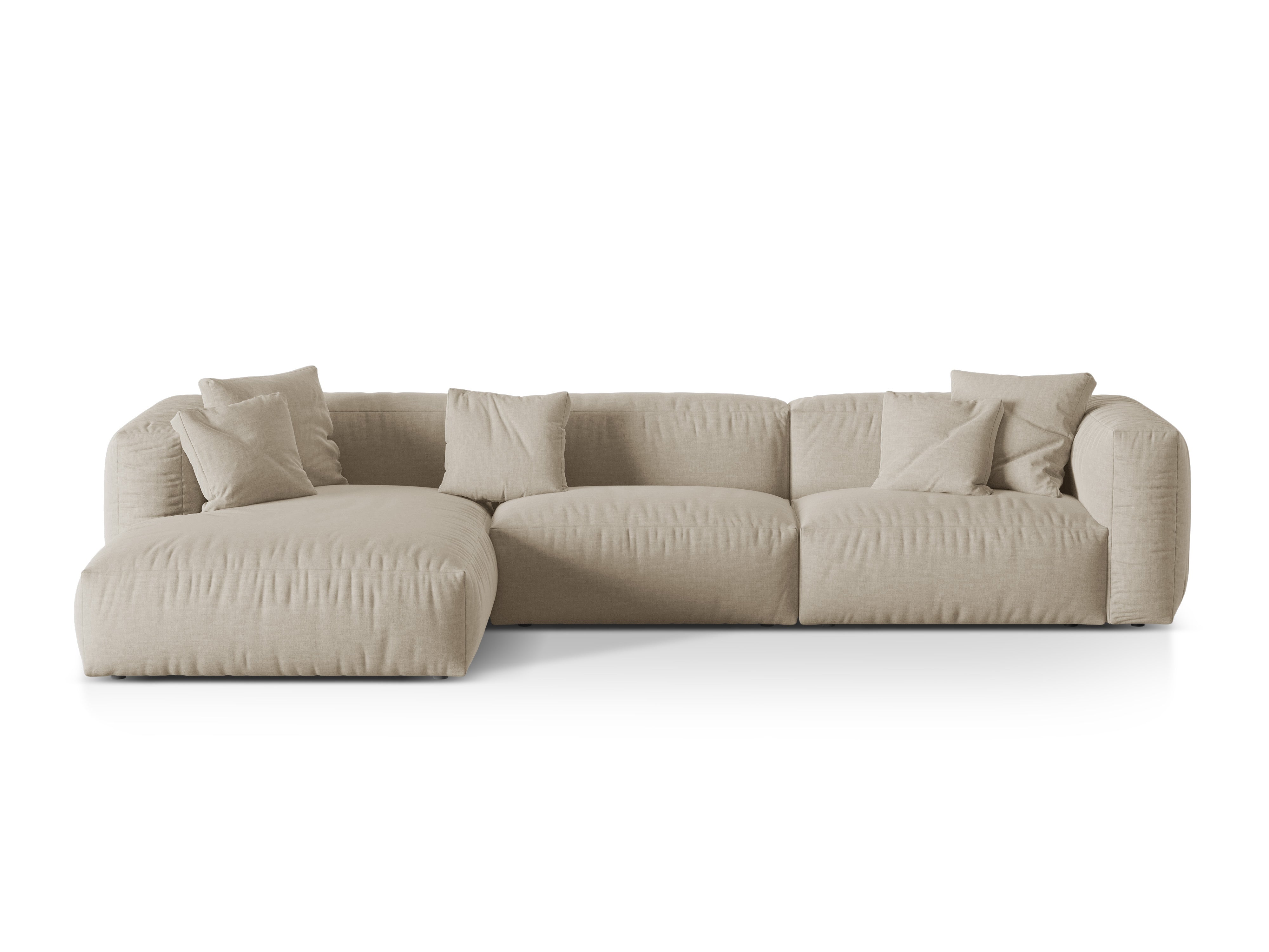 Linkshändige linke Ecke Martin Light Beige