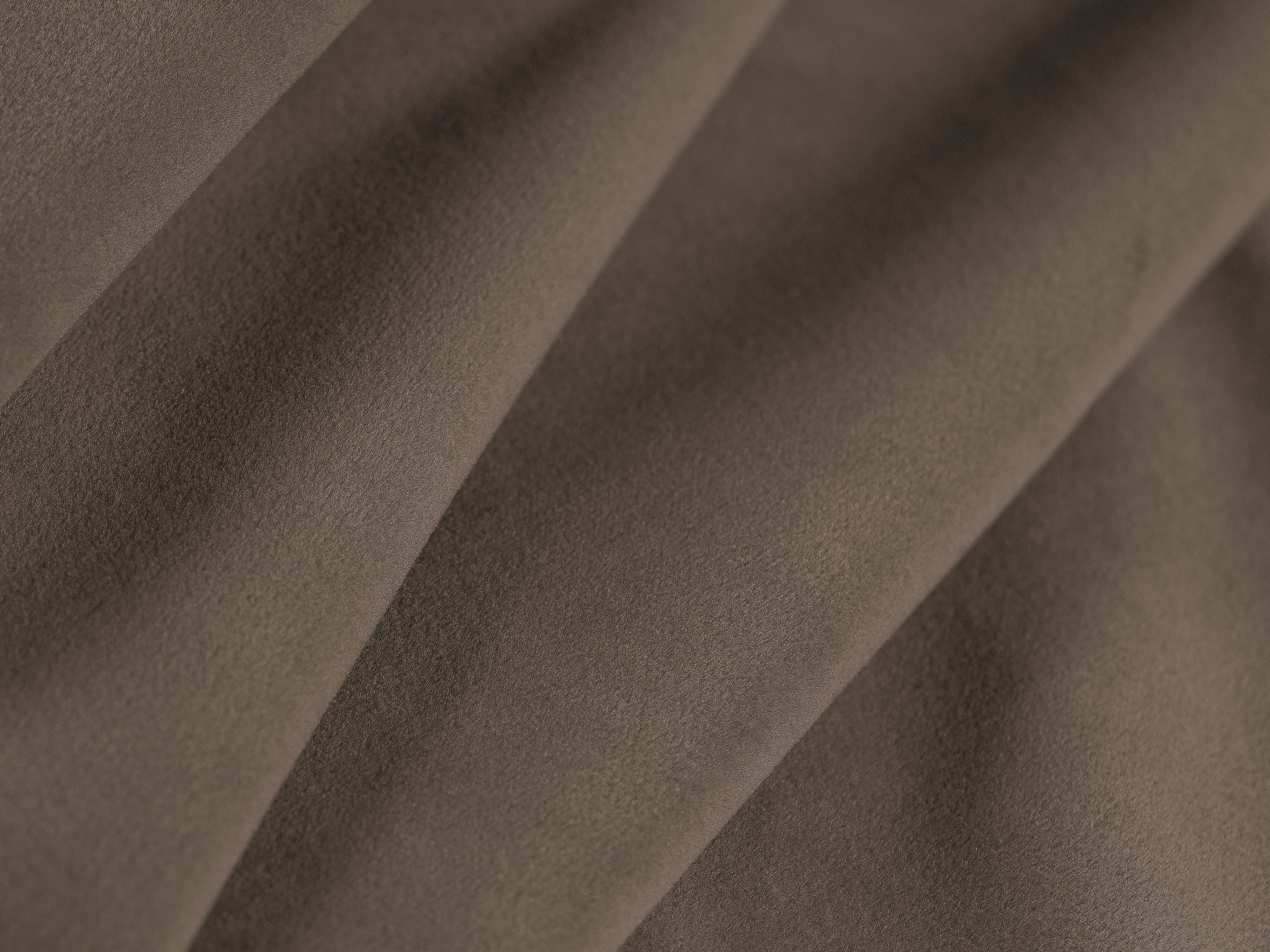 Right-facing velvet corner sofa LISA light brown