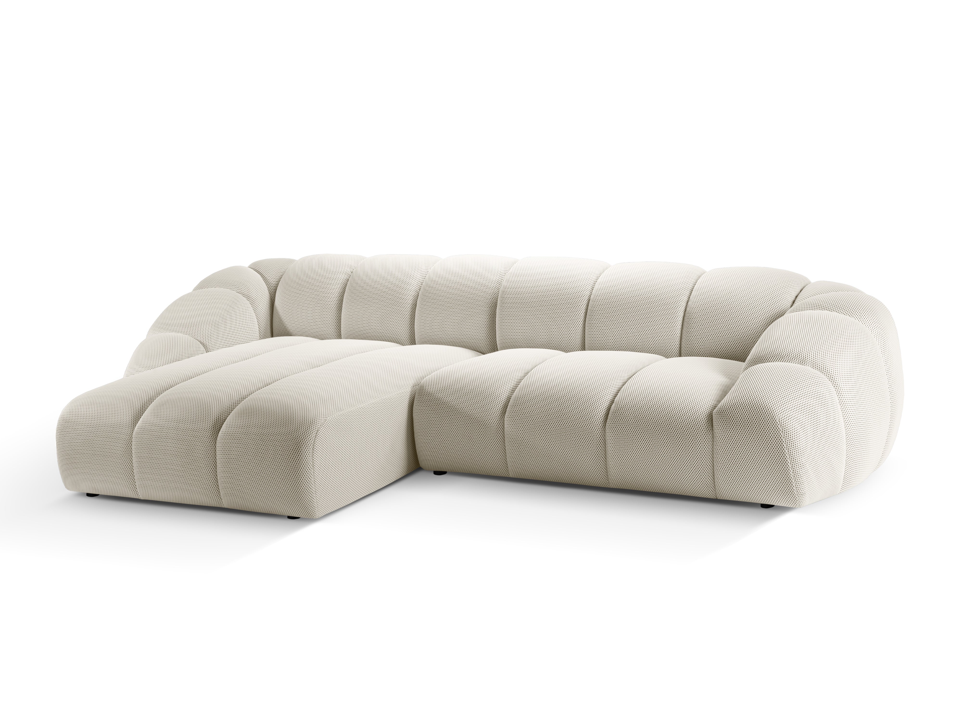 Left Corner Sofa, "Diana", 4 Seats, Light Beige, 334x182x72
Made in Europe