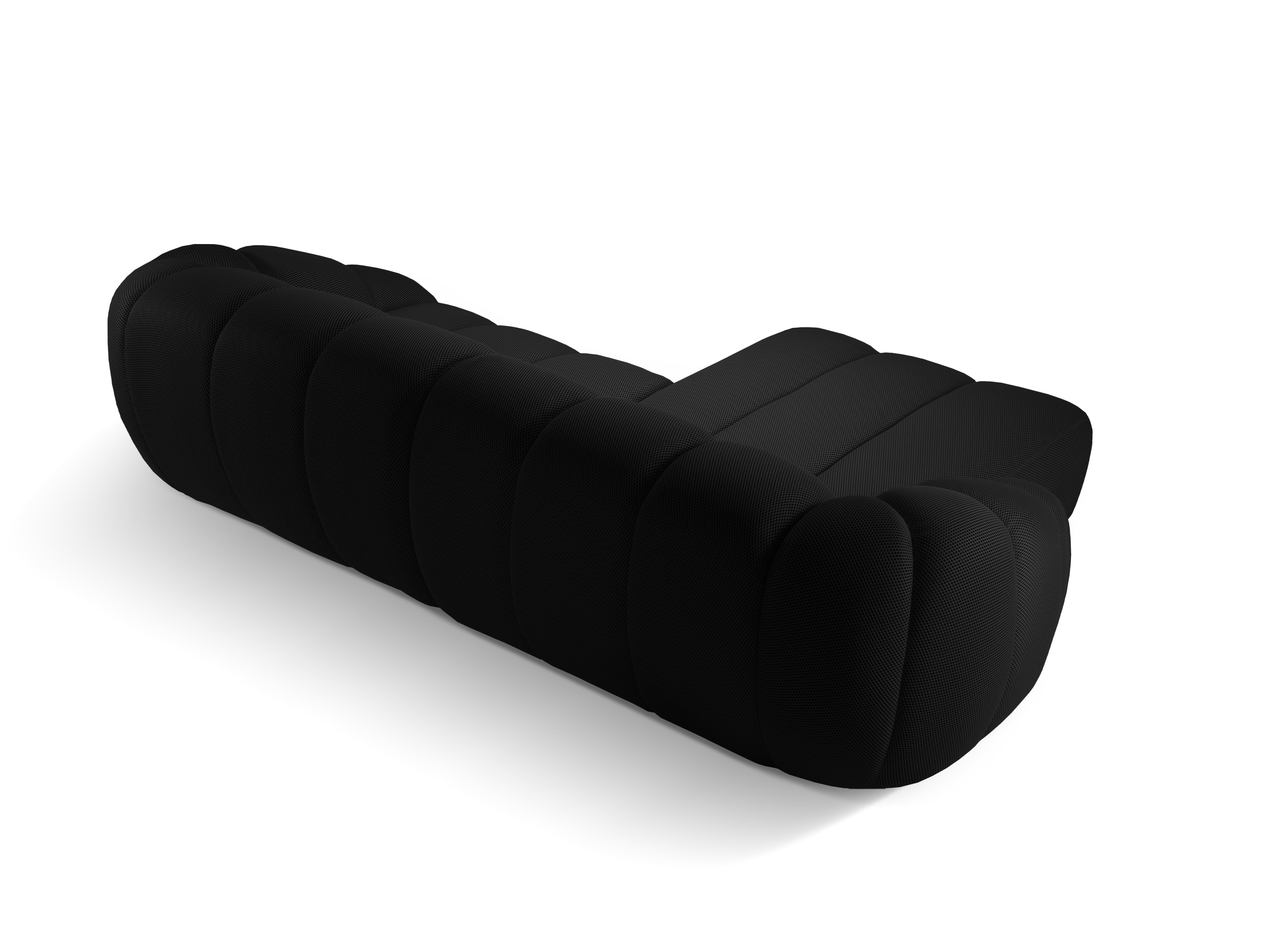 Left Corner Sofa, "Diana", 4 Seats, Black, 334x182x72
Made in Europe