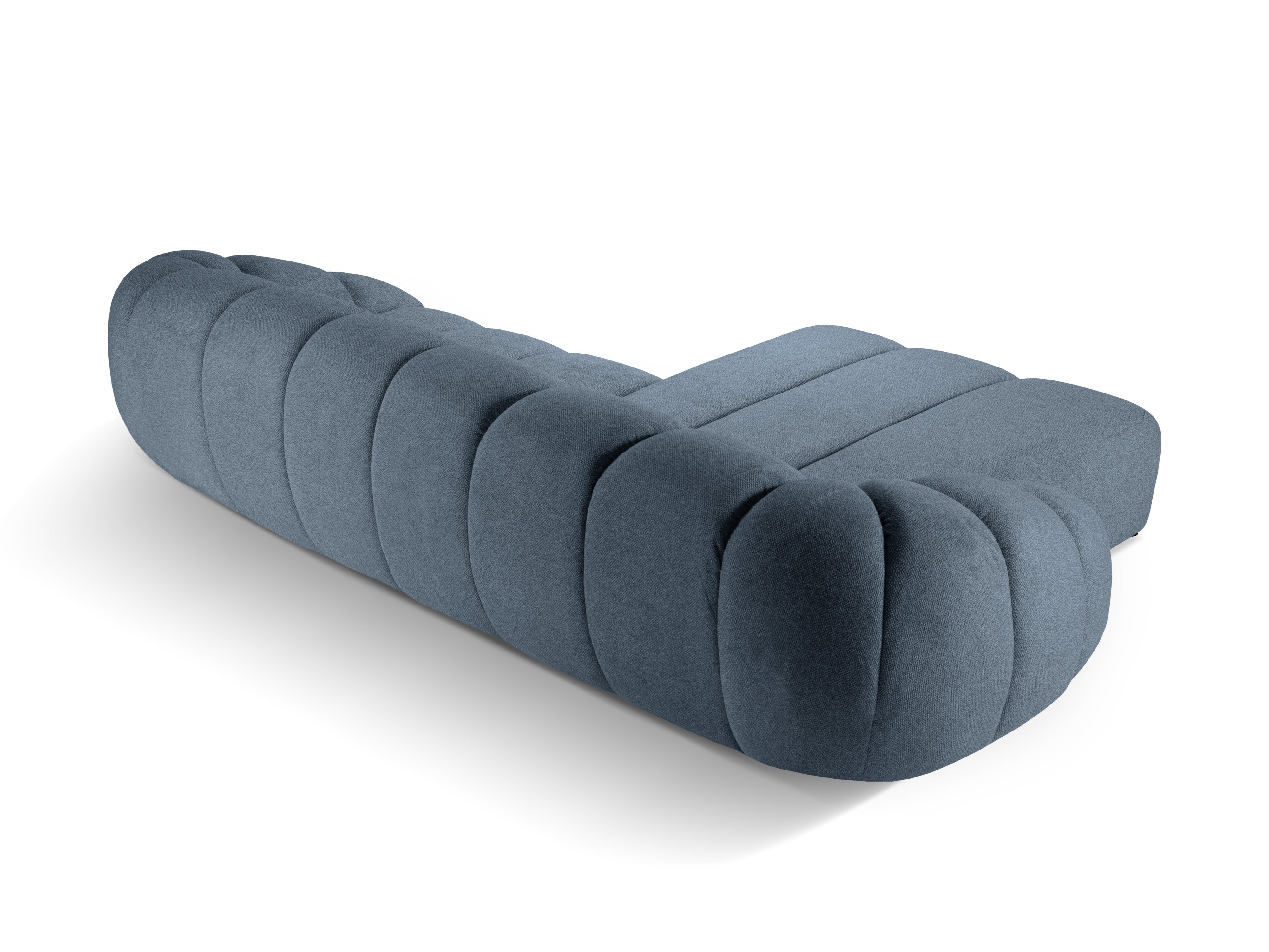 Velvet Linksecke Sofa, "Diana", 4 Sitze, Blue Jeans, 334x182x72
In Europa gemacht