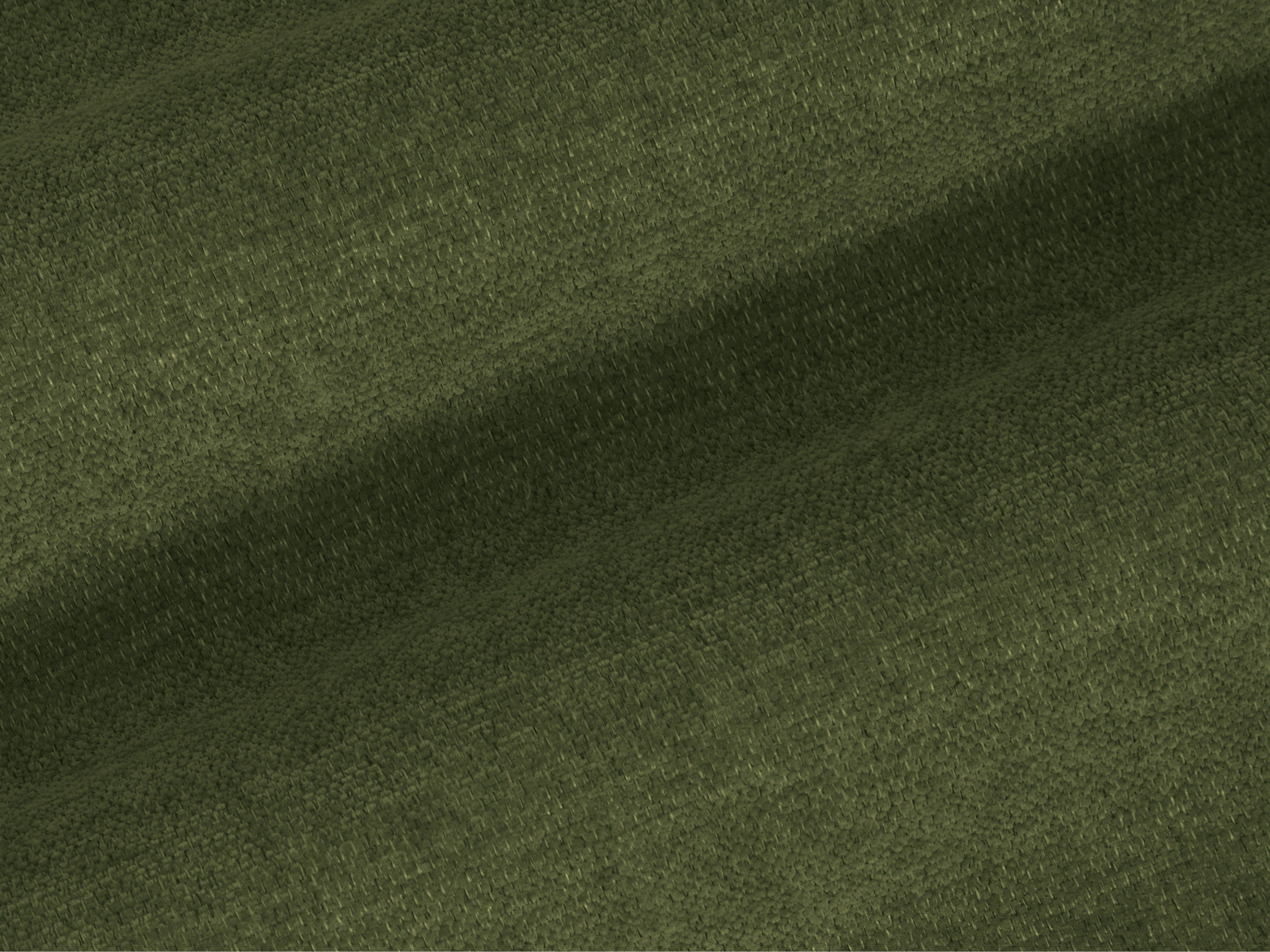 Right-sided corner sofa LISA green chenille