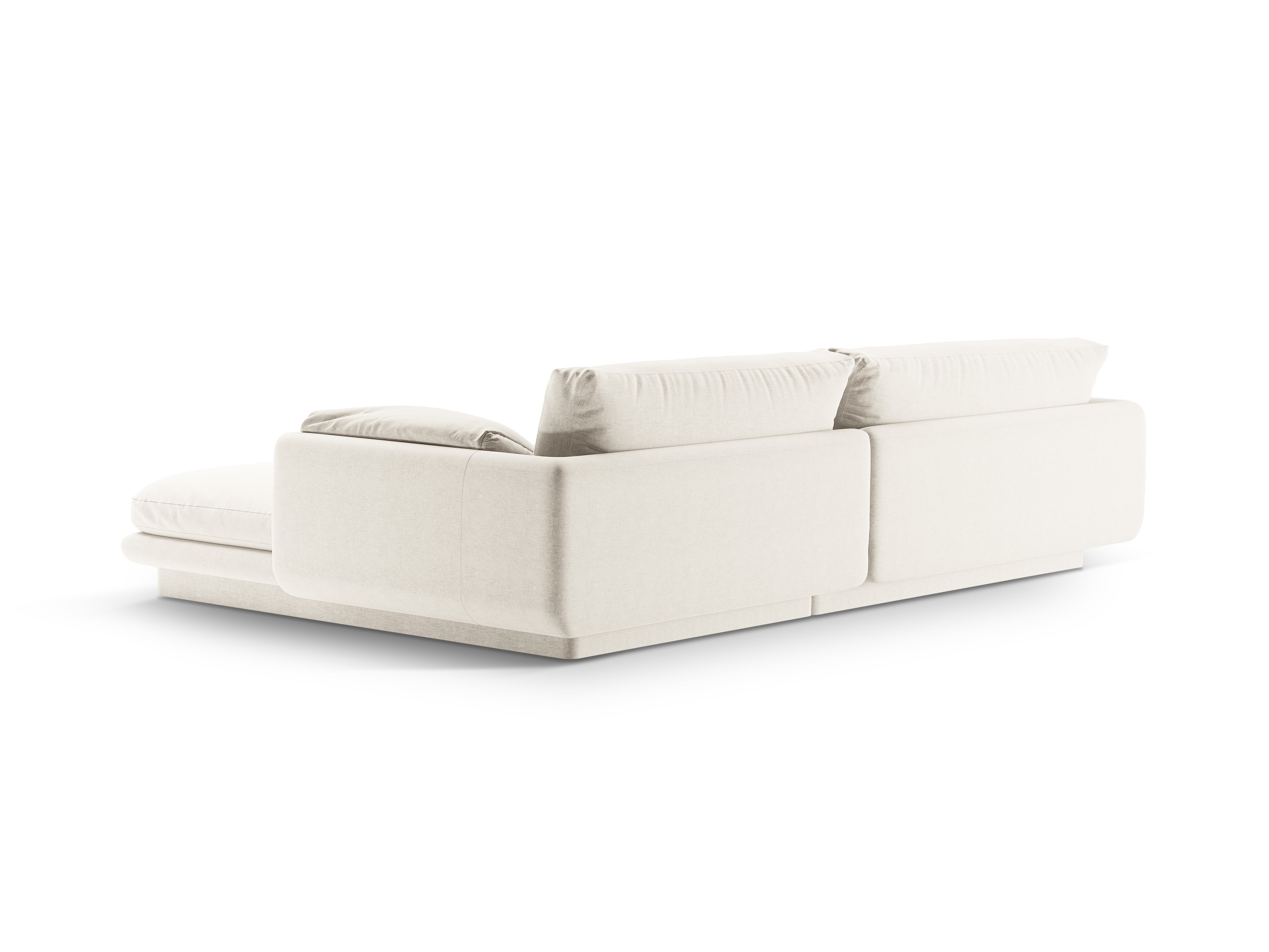 Left-hand corner 4-person Torino ivory