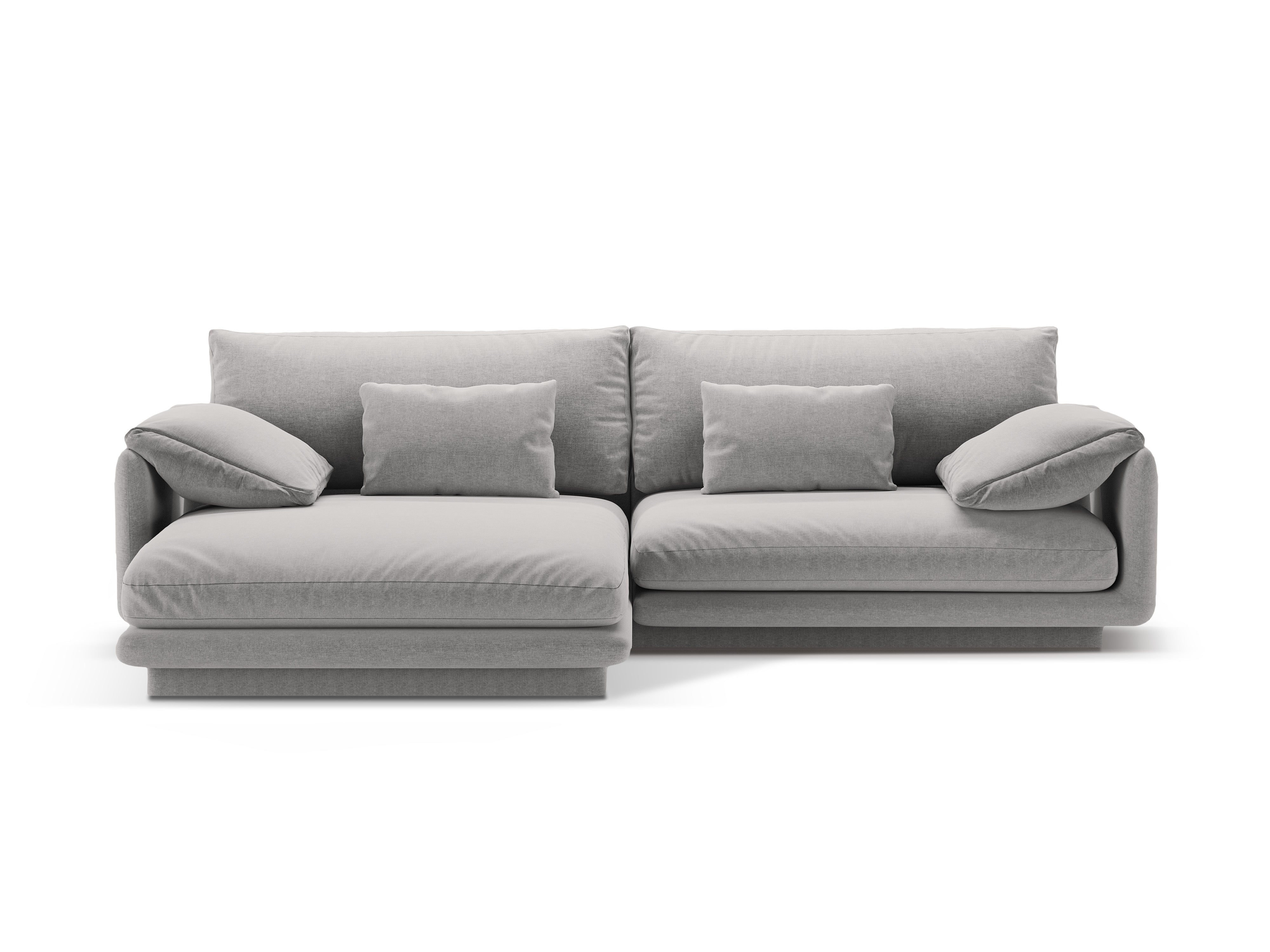 Left-handed 4-seater torino light gray