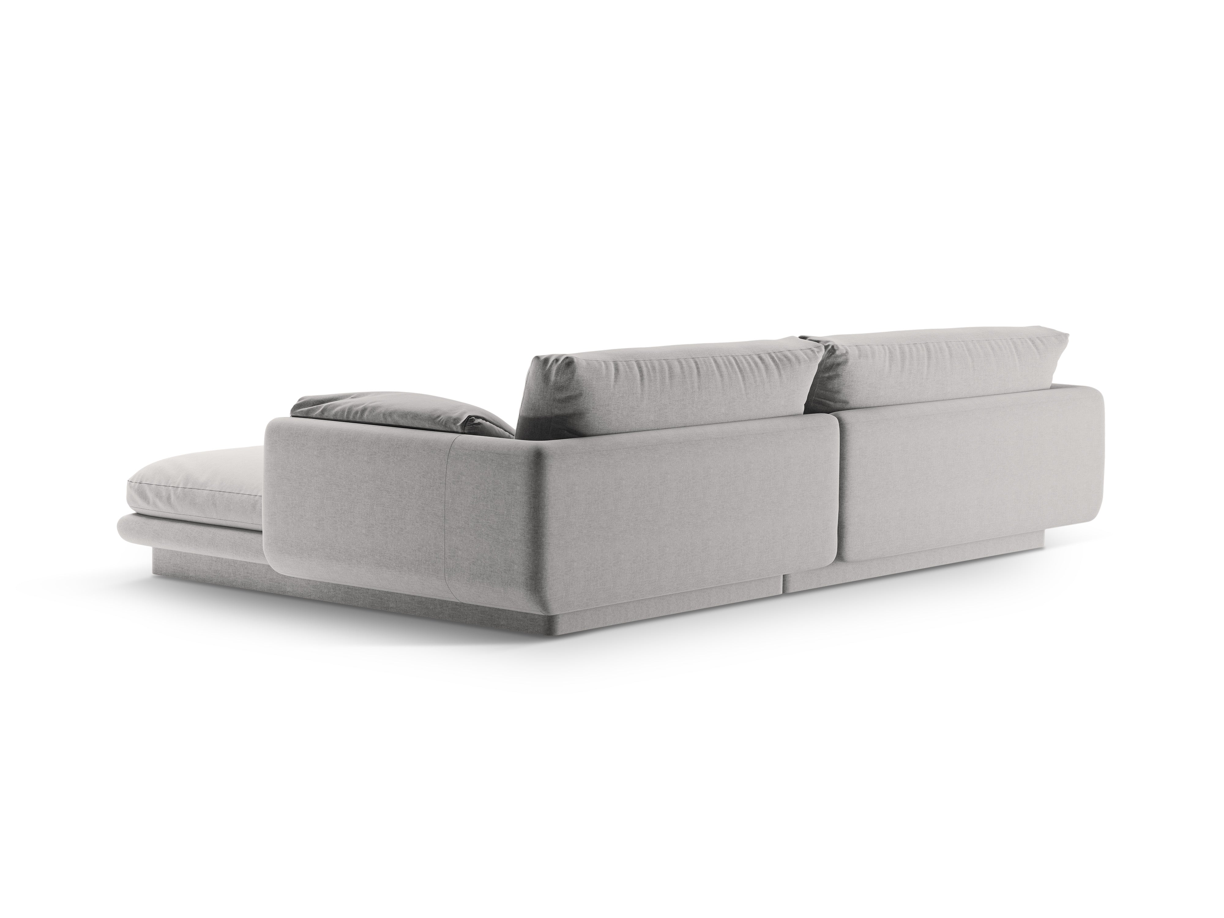 Left-handed 4-seater torino light gray