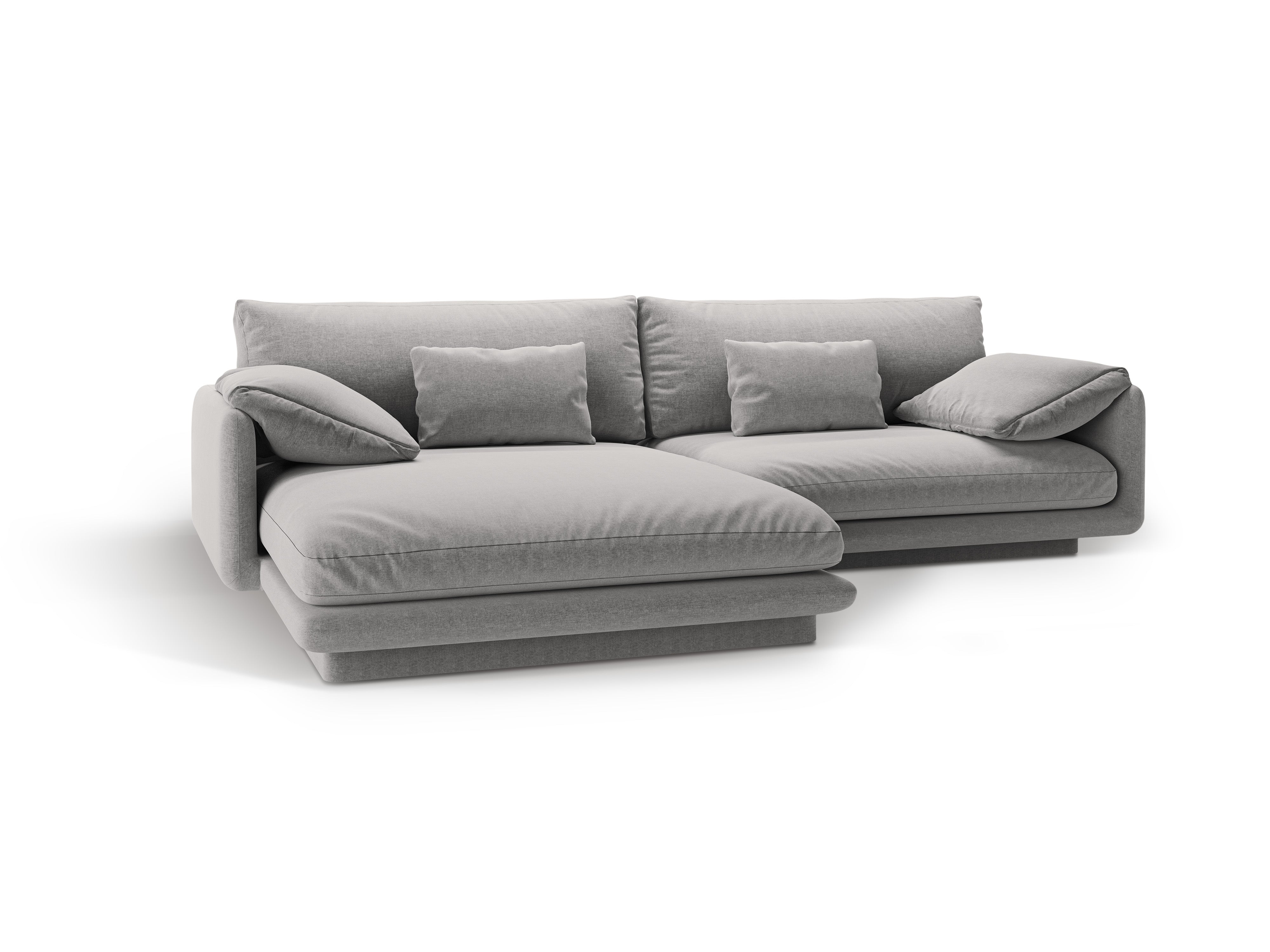 Left-handed 4-seater torino light gray