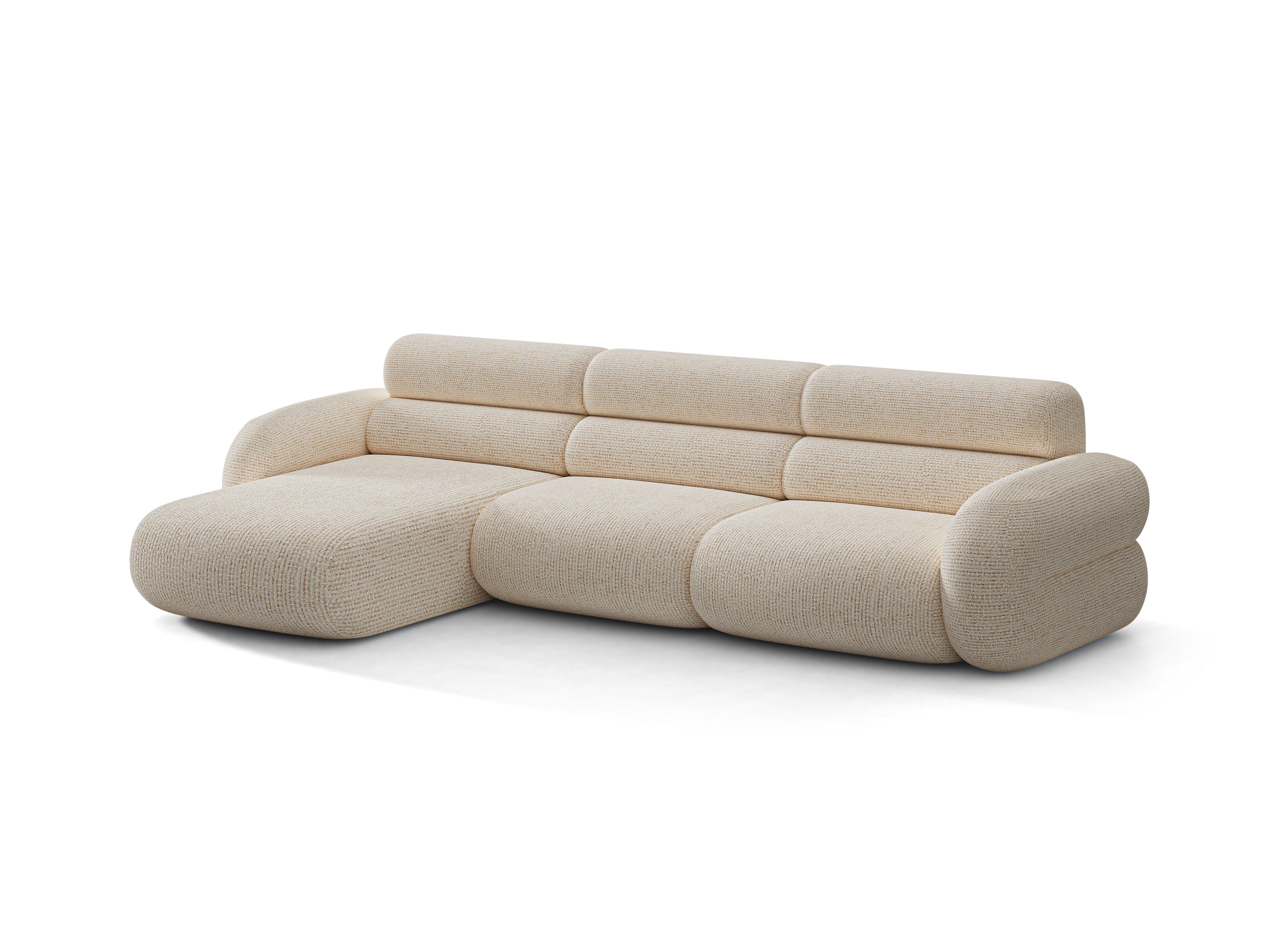 Left-facing NEO corner sofa in beige mélange