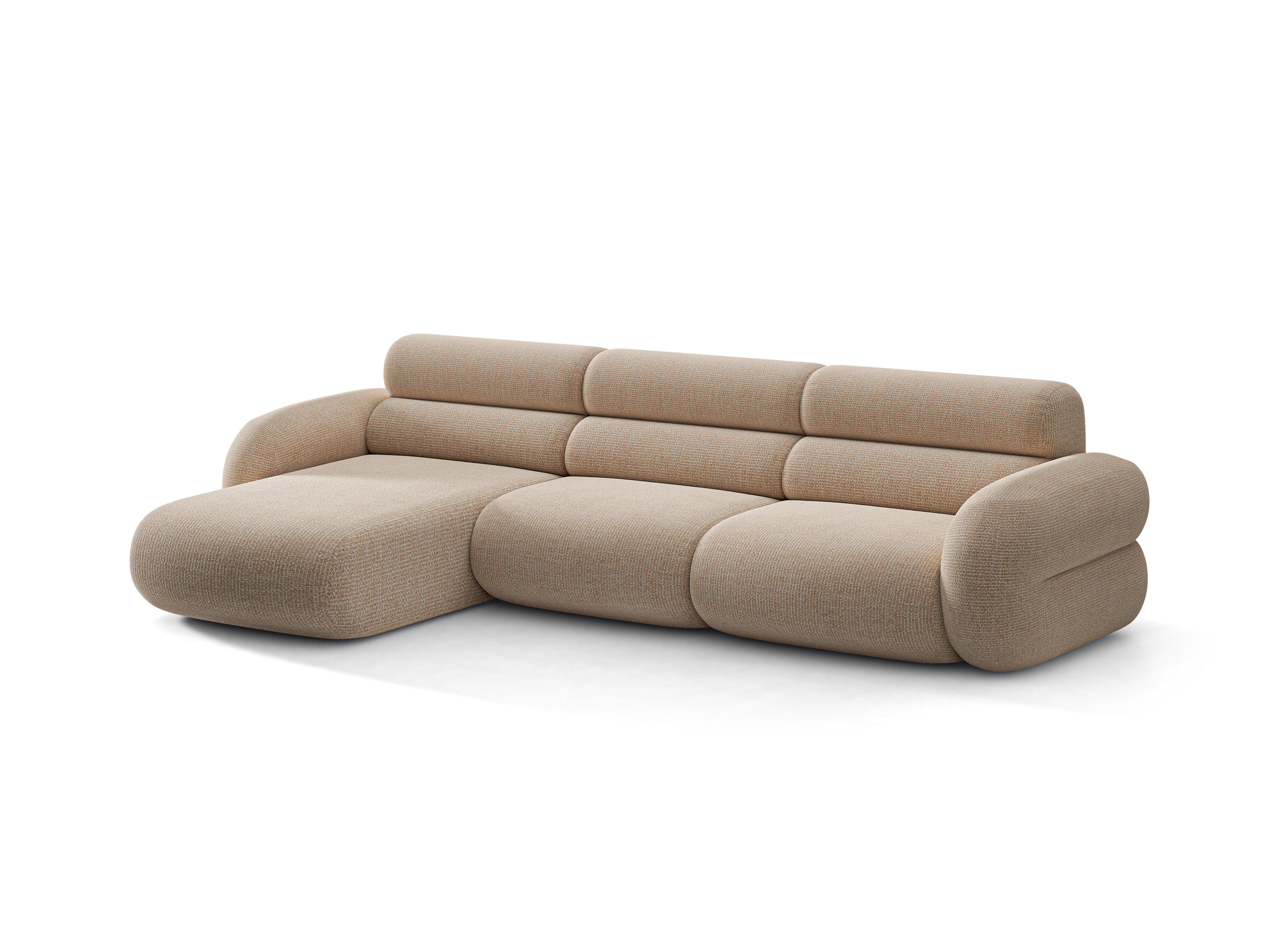 Left-facing NEO corner sofa in sandy mélange