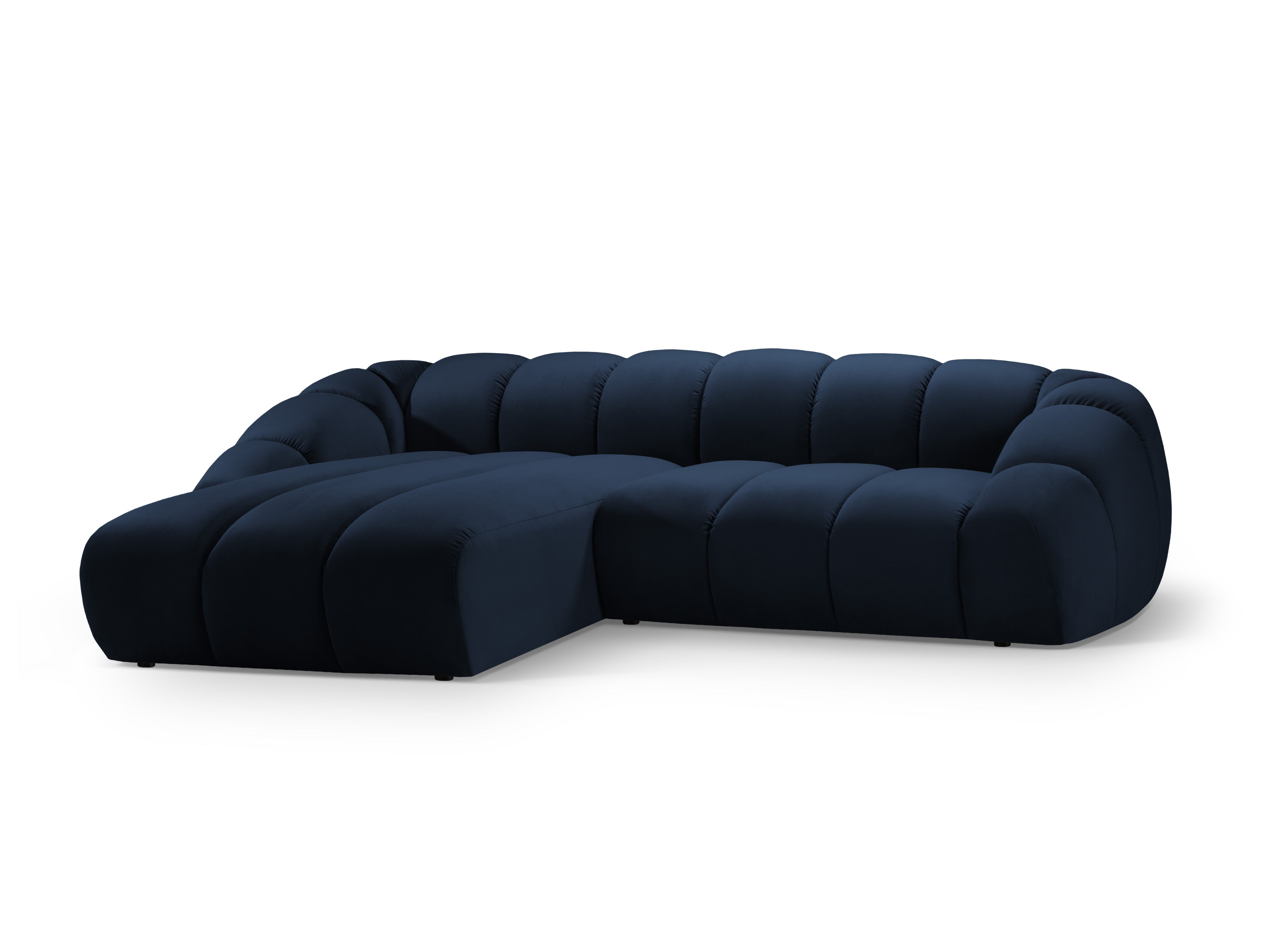 Velvet Linksecke Sofa, "Diana", 4 Sitze, Royal Blue, 334x182x72
In Europa gemacht