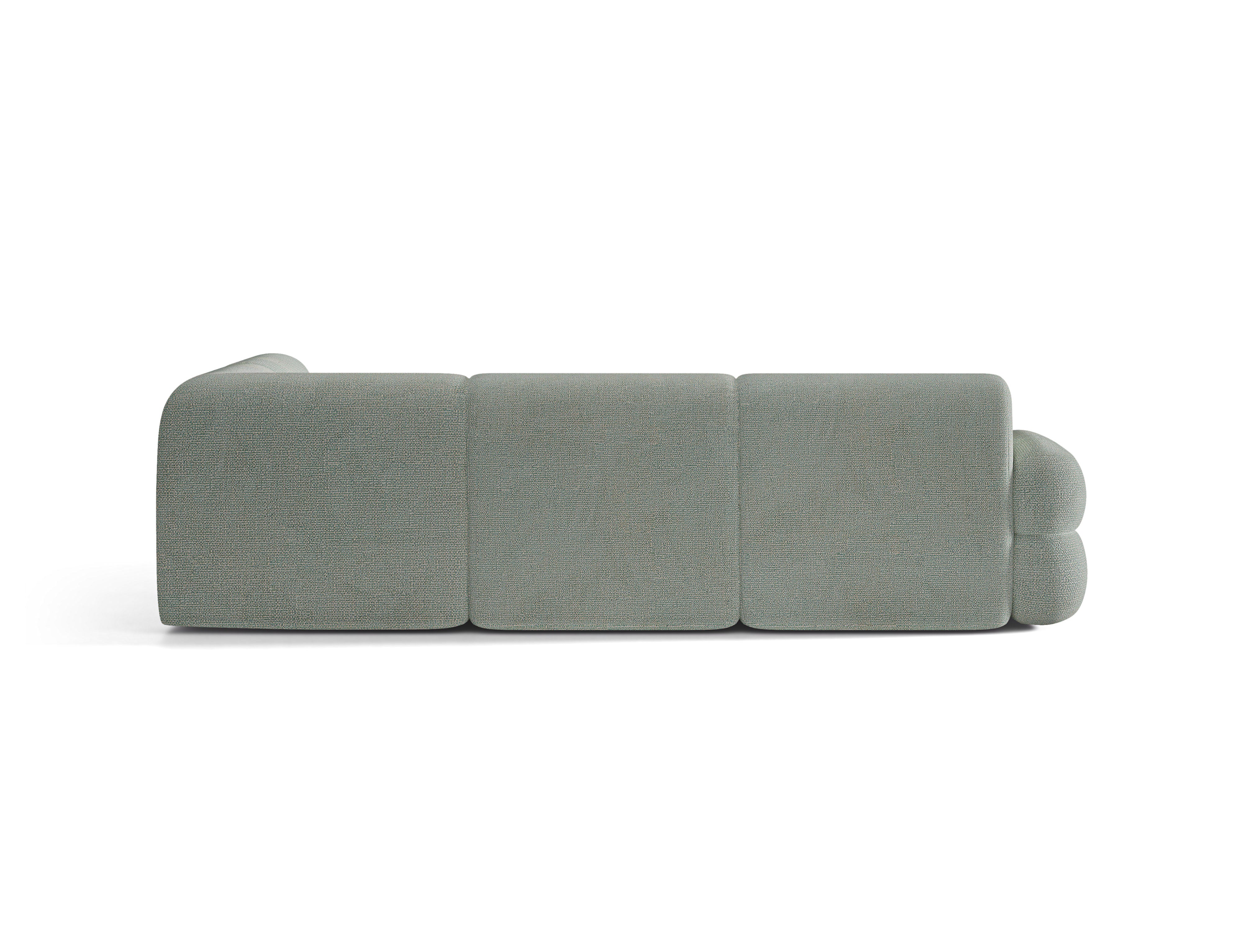 Right-facing L-shaped NEO sofa in blue mélange