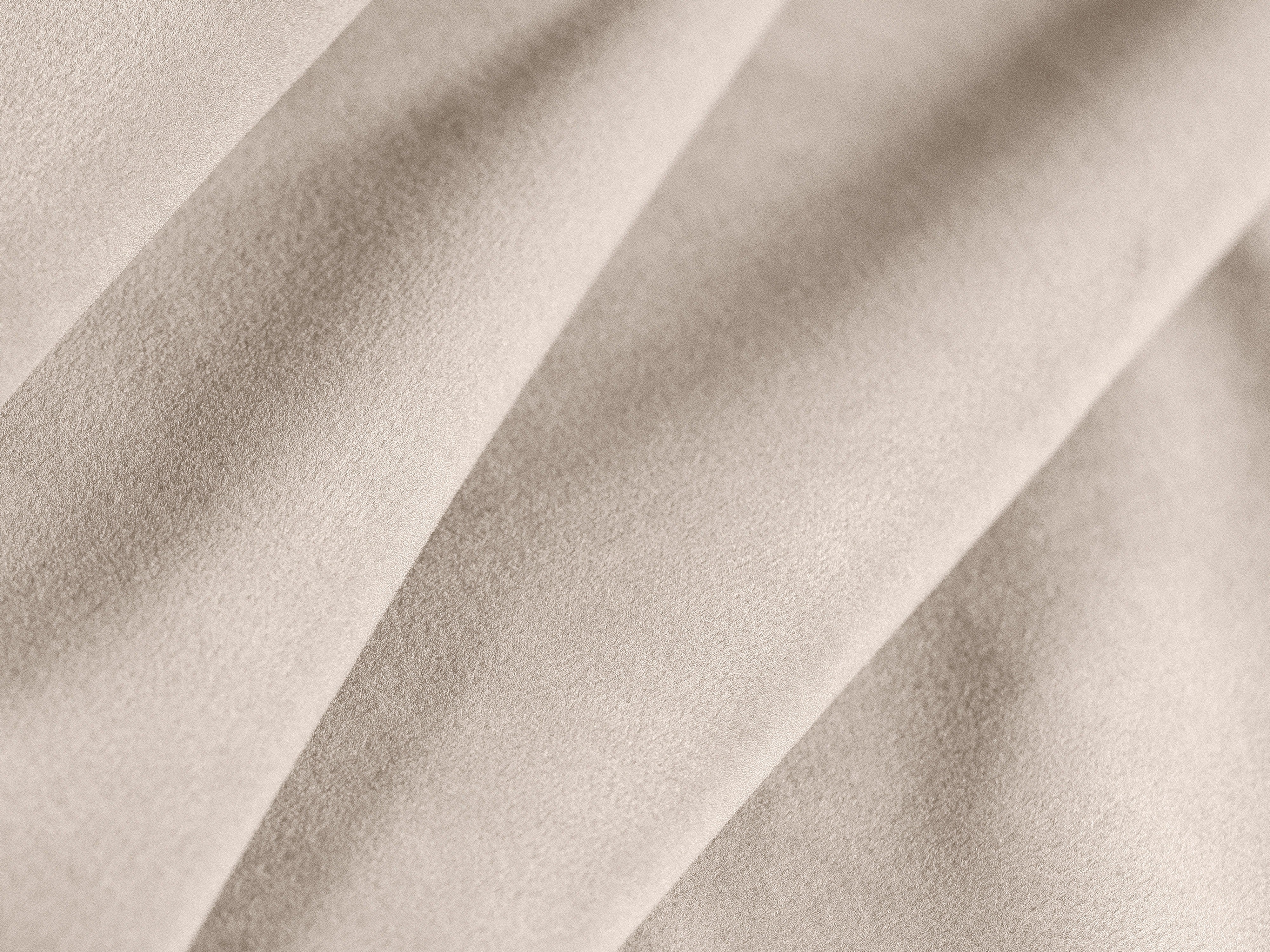 Samt-Ecksofa rechtsseitig für 4 Personen KATE beige