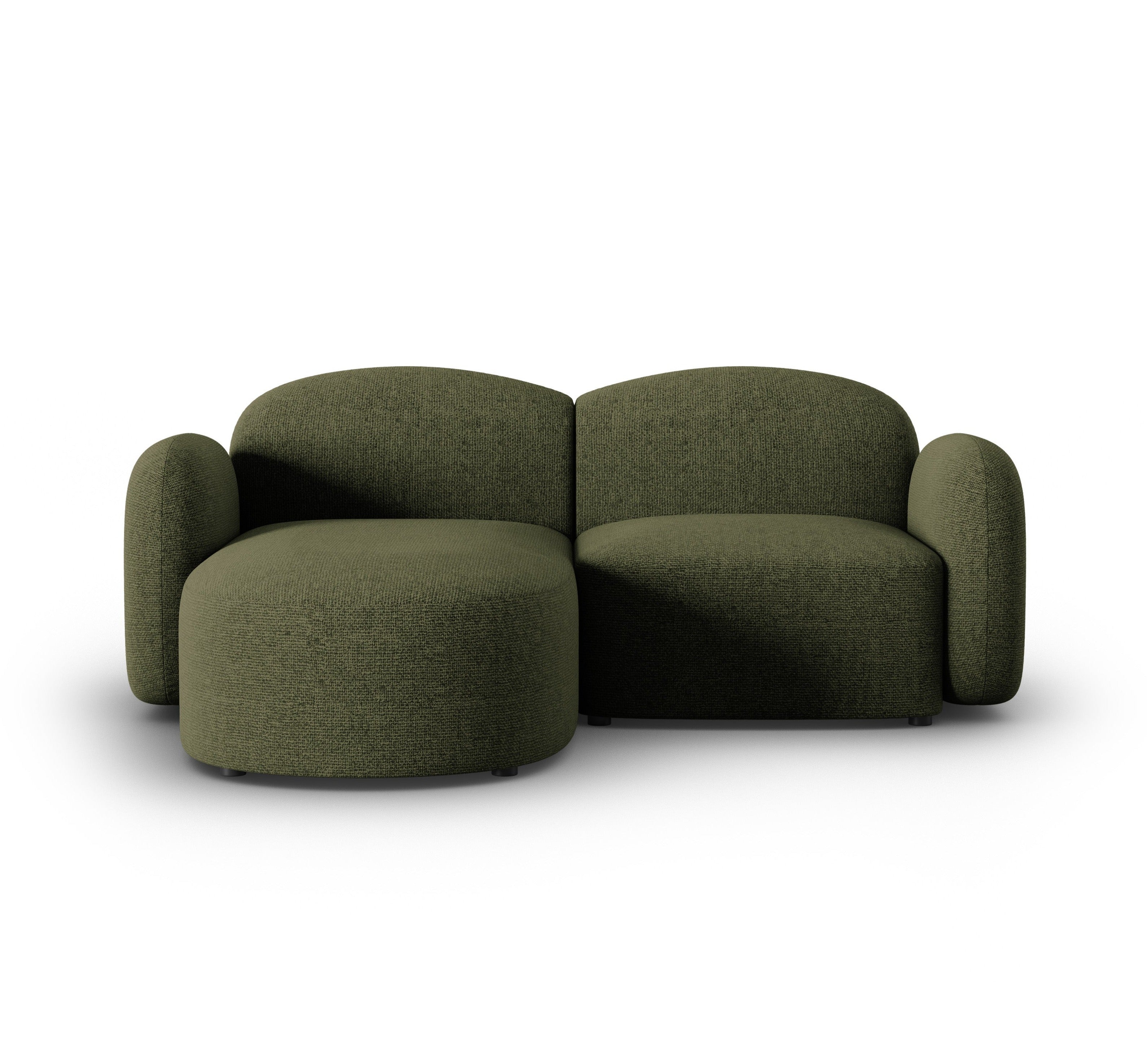 Narożnik lewostronny 3-osobowy BLAIR szenil zielony melanż Micadoni Eye on Design