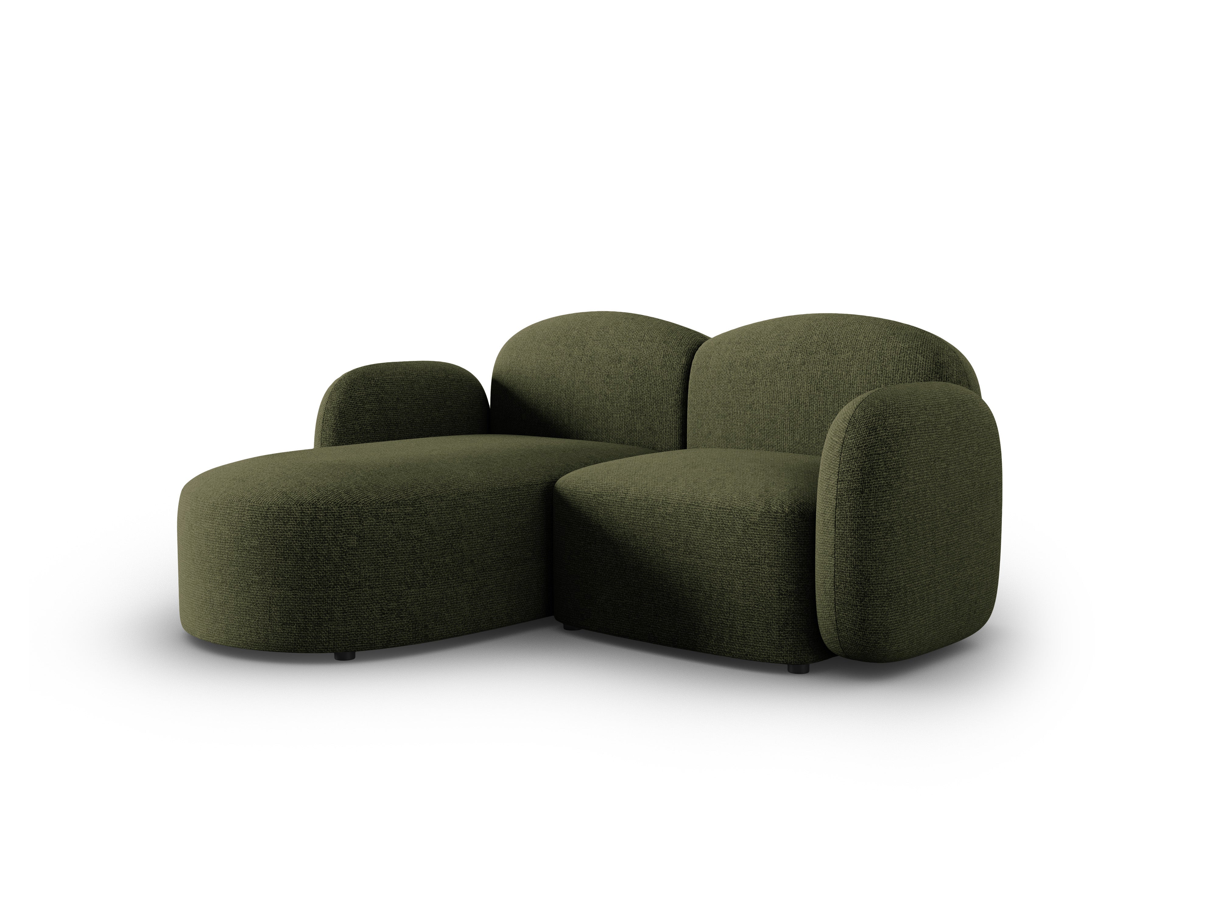 Narożnik lewostronny 3-osobowy BLAIR szenil zielony melanż Micadoni Eye on Design