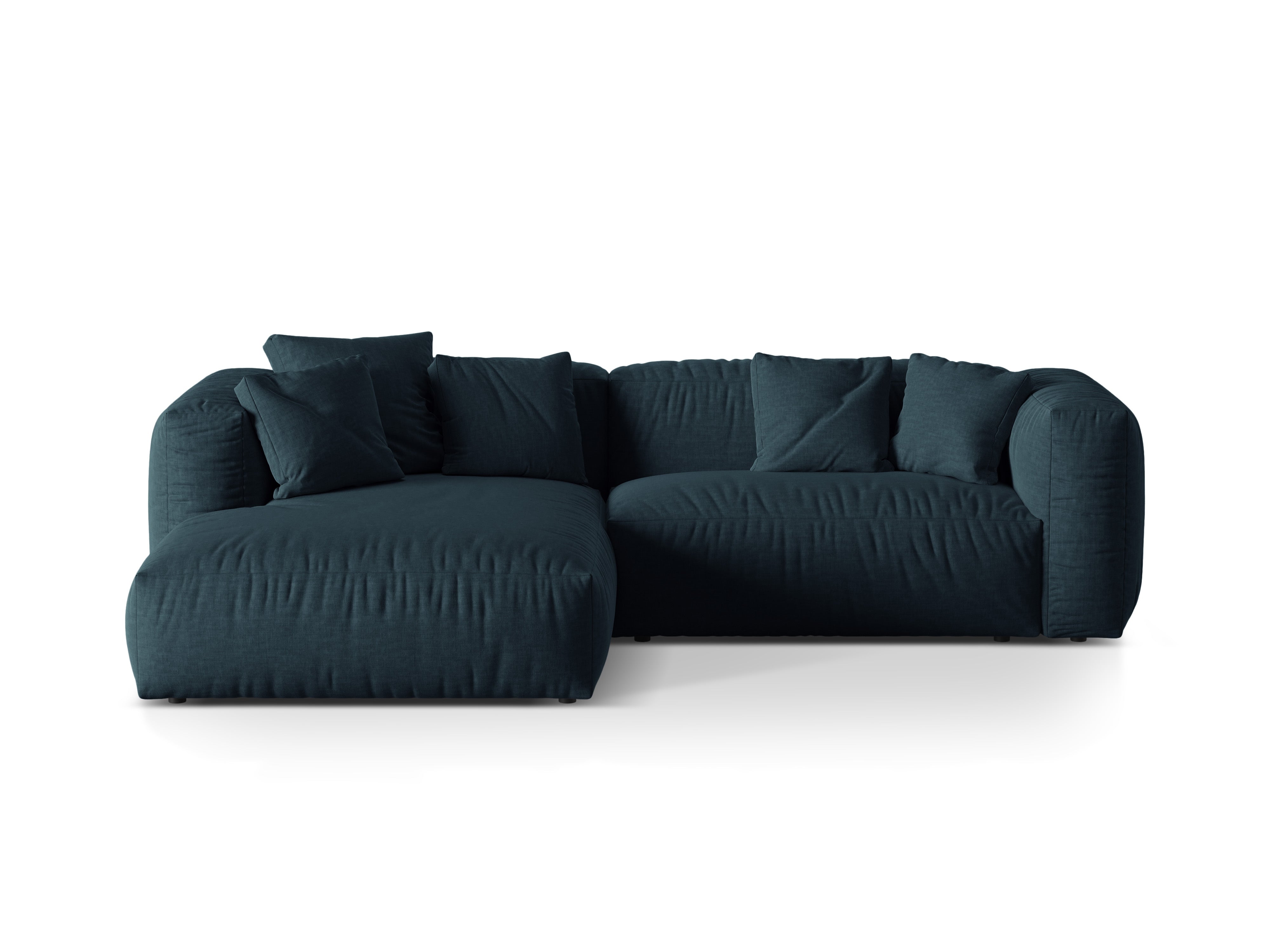 Linke Ecke von 2-Personen Blue Denim