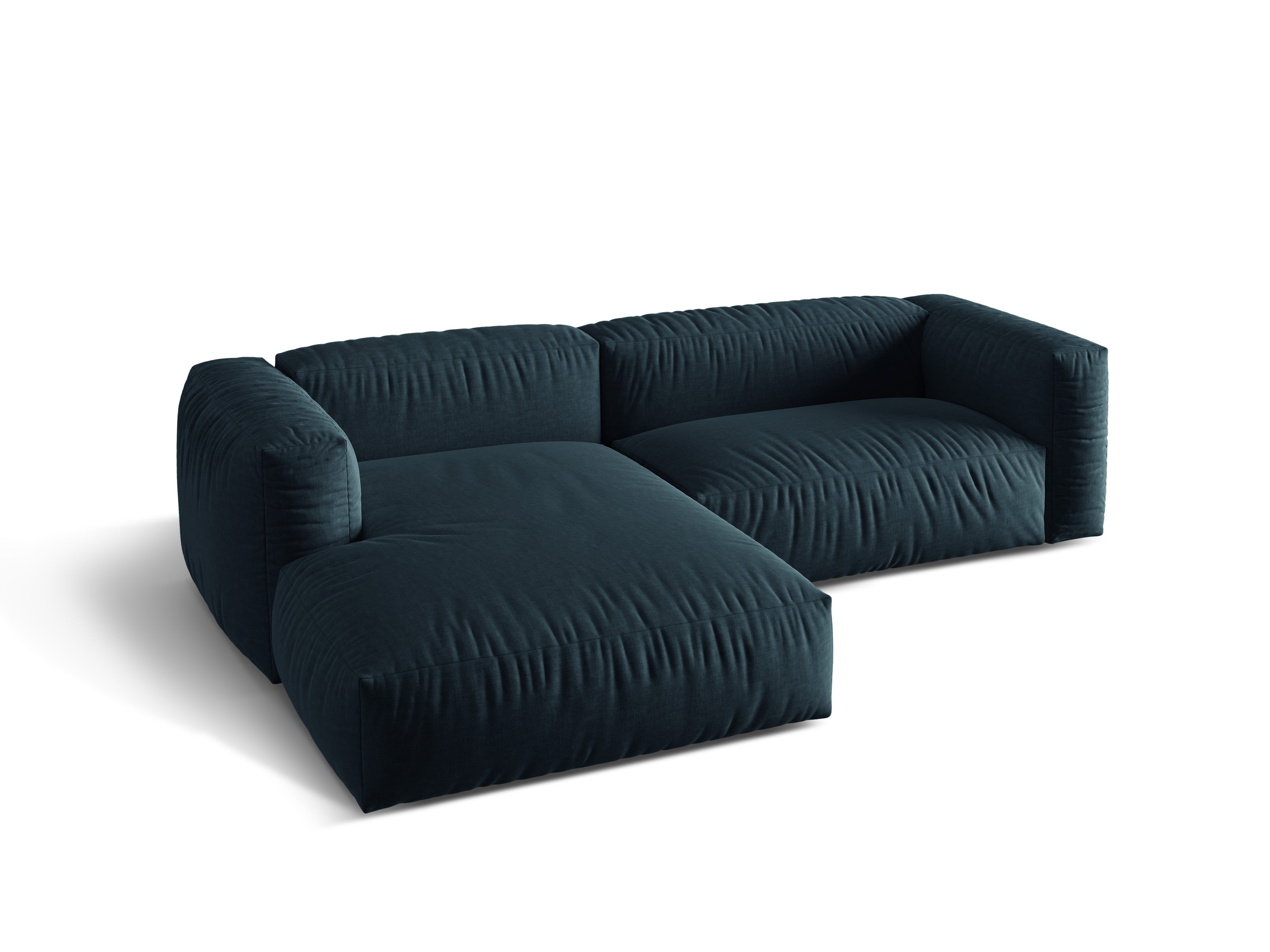 Linke Ecke von 2-Personen Blue Denim