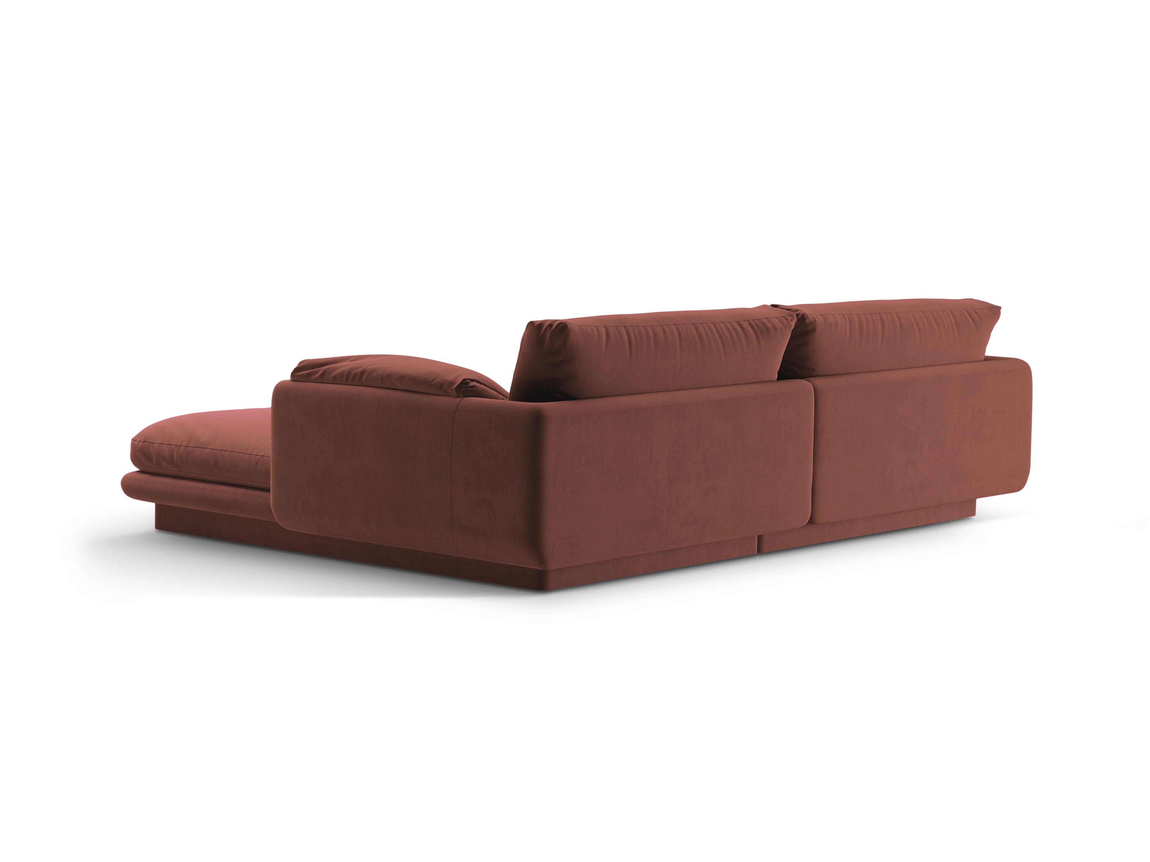 Torino Cuoio, 3-person velvet, 3-person left-sided corner