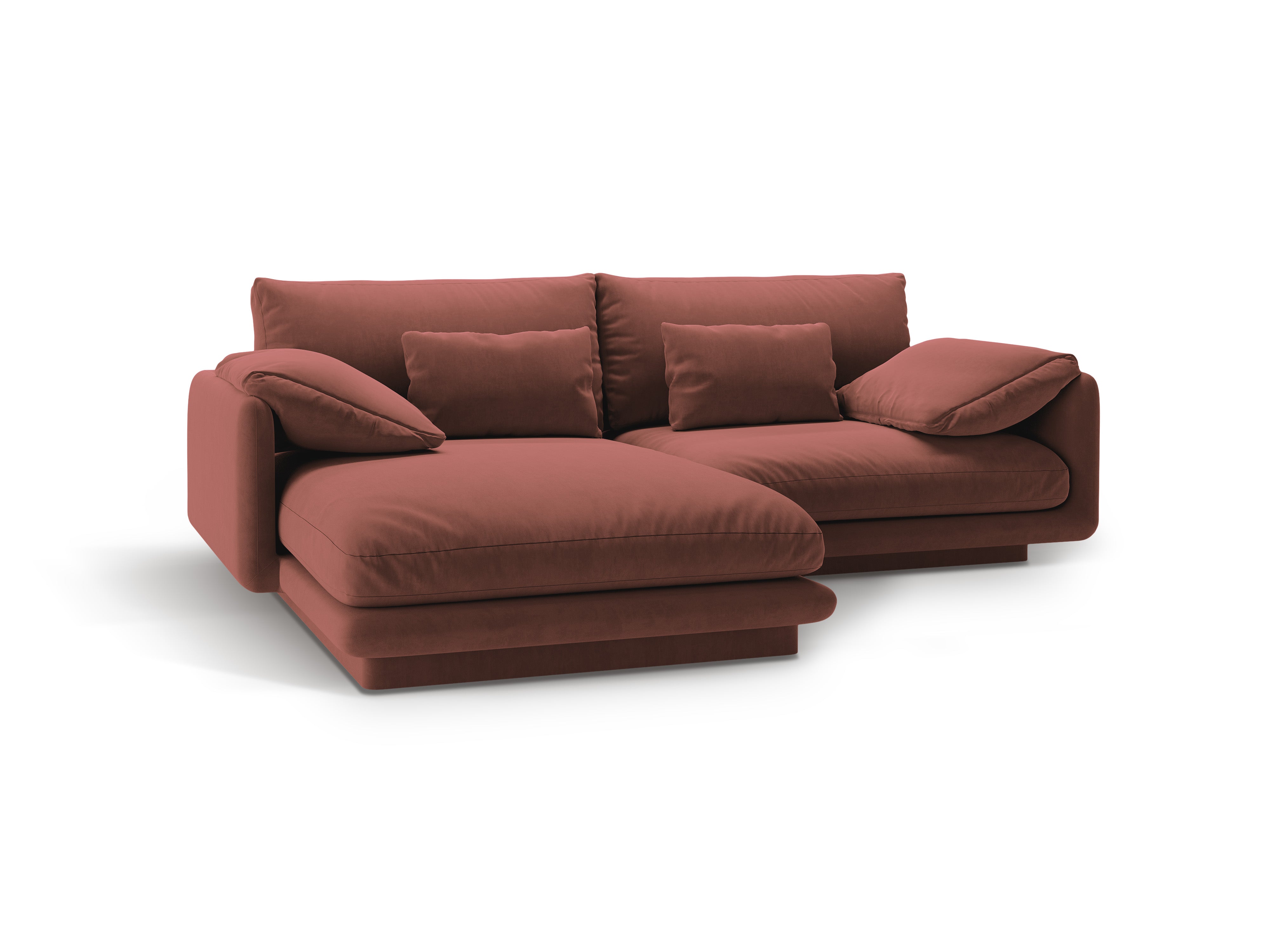 Torino Cuoio, 3-person velvet, 3-person left-sided corner