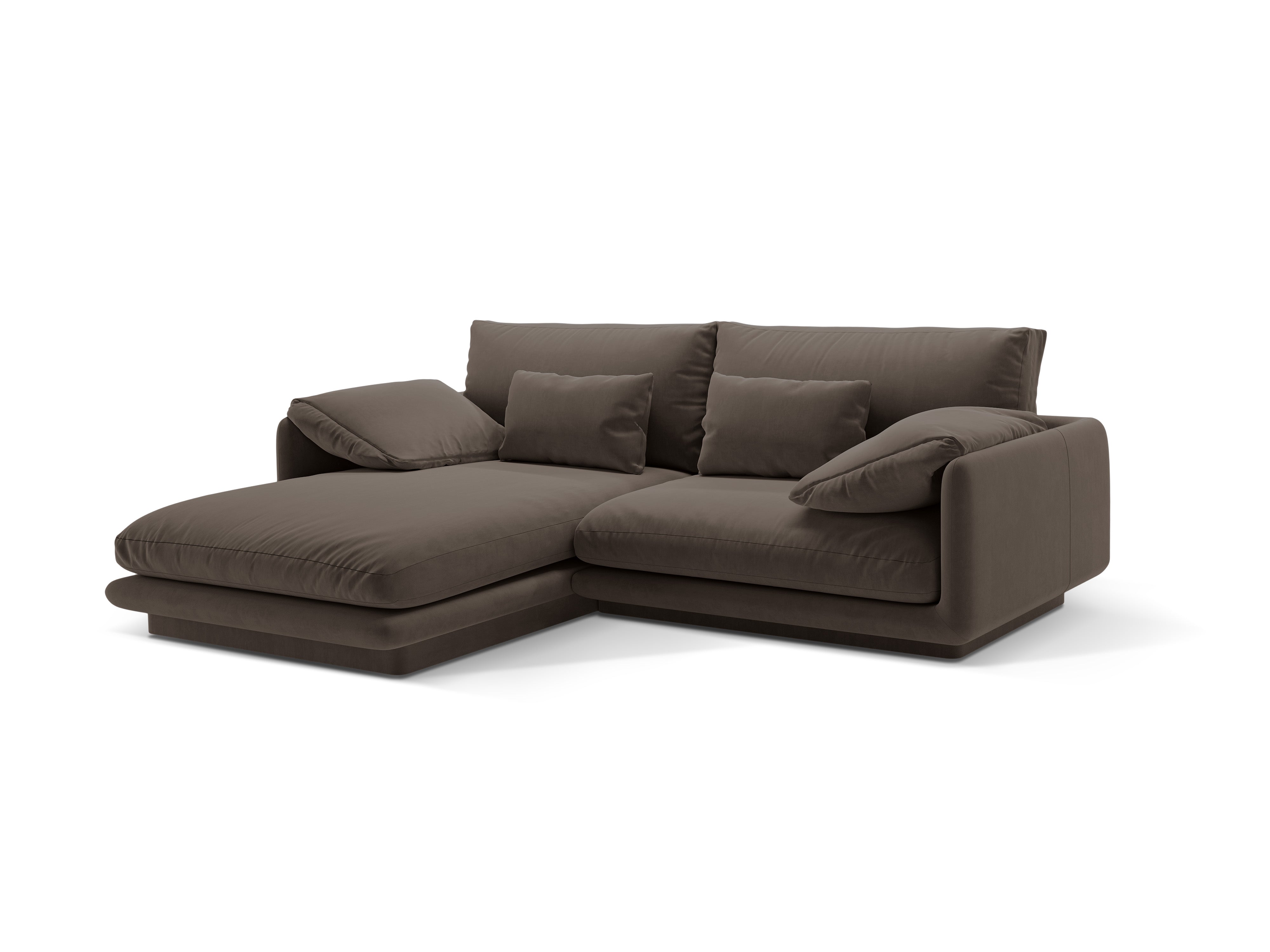 Velvet 3-person left-handed Torino Heban bronze corner