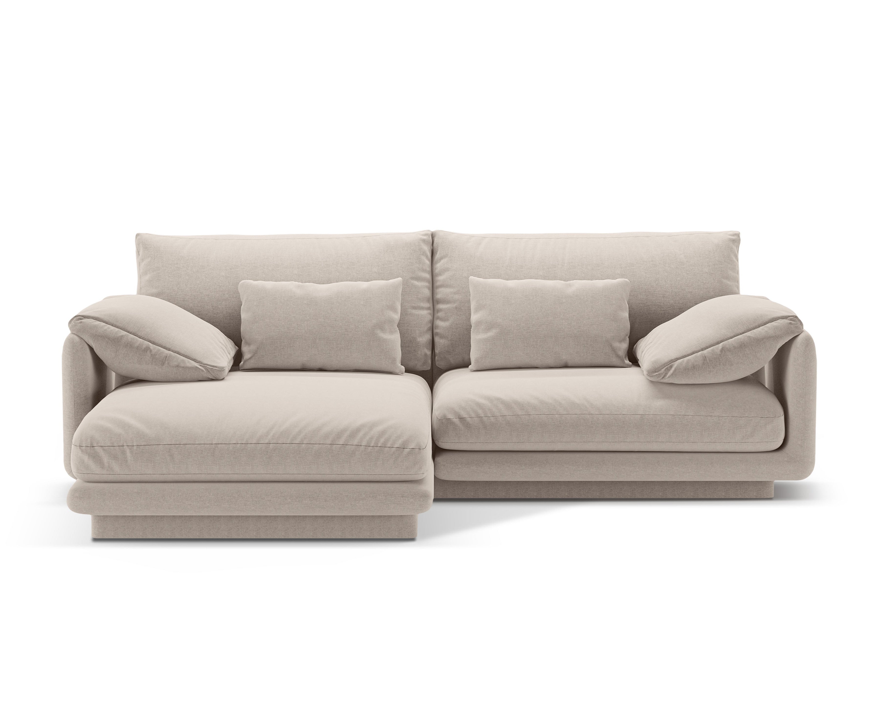 LEFT LEVE CORNER 3-person light beige Torino