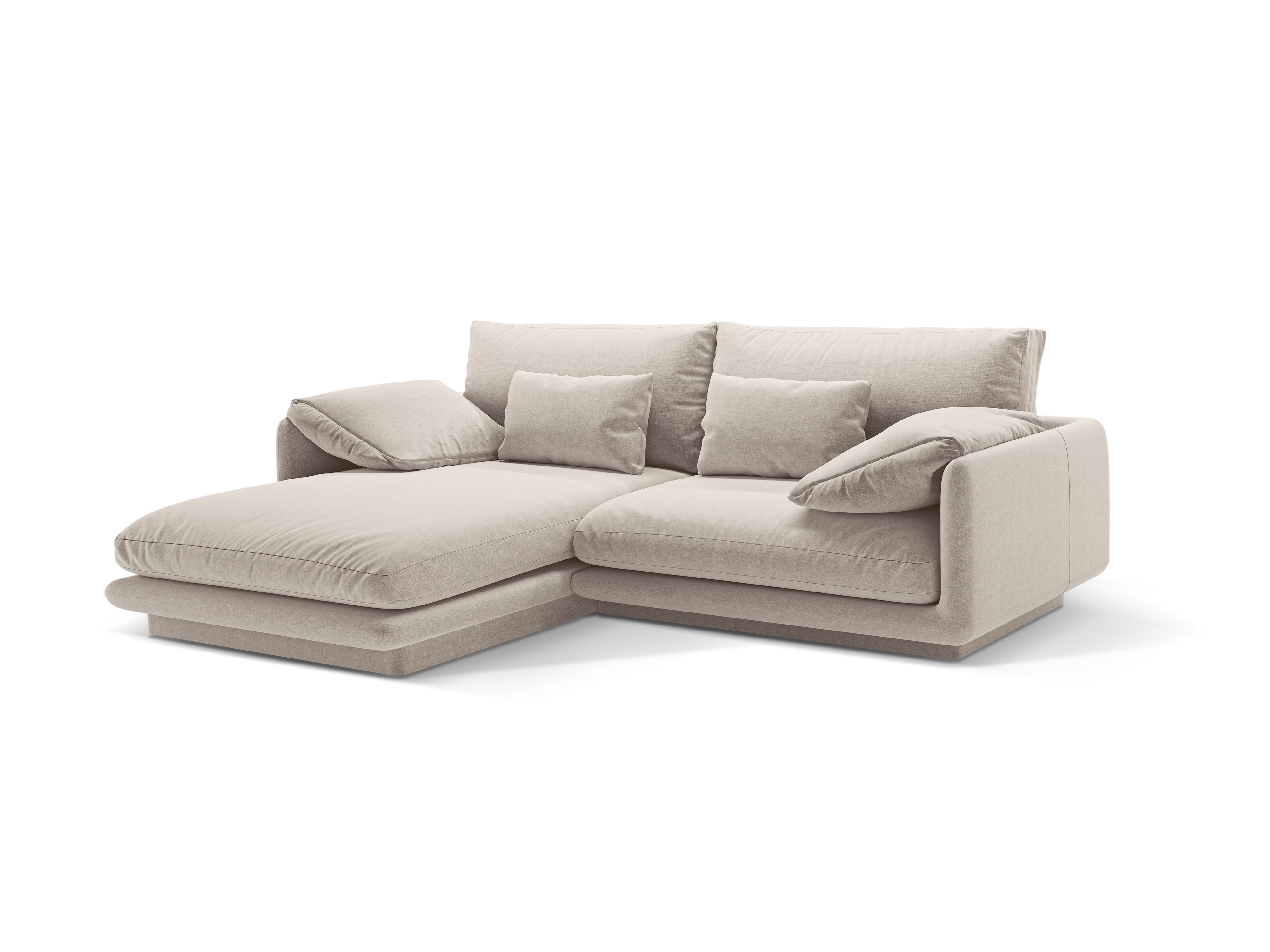 LEFT LEVE CORNER 3-person light beige Torino