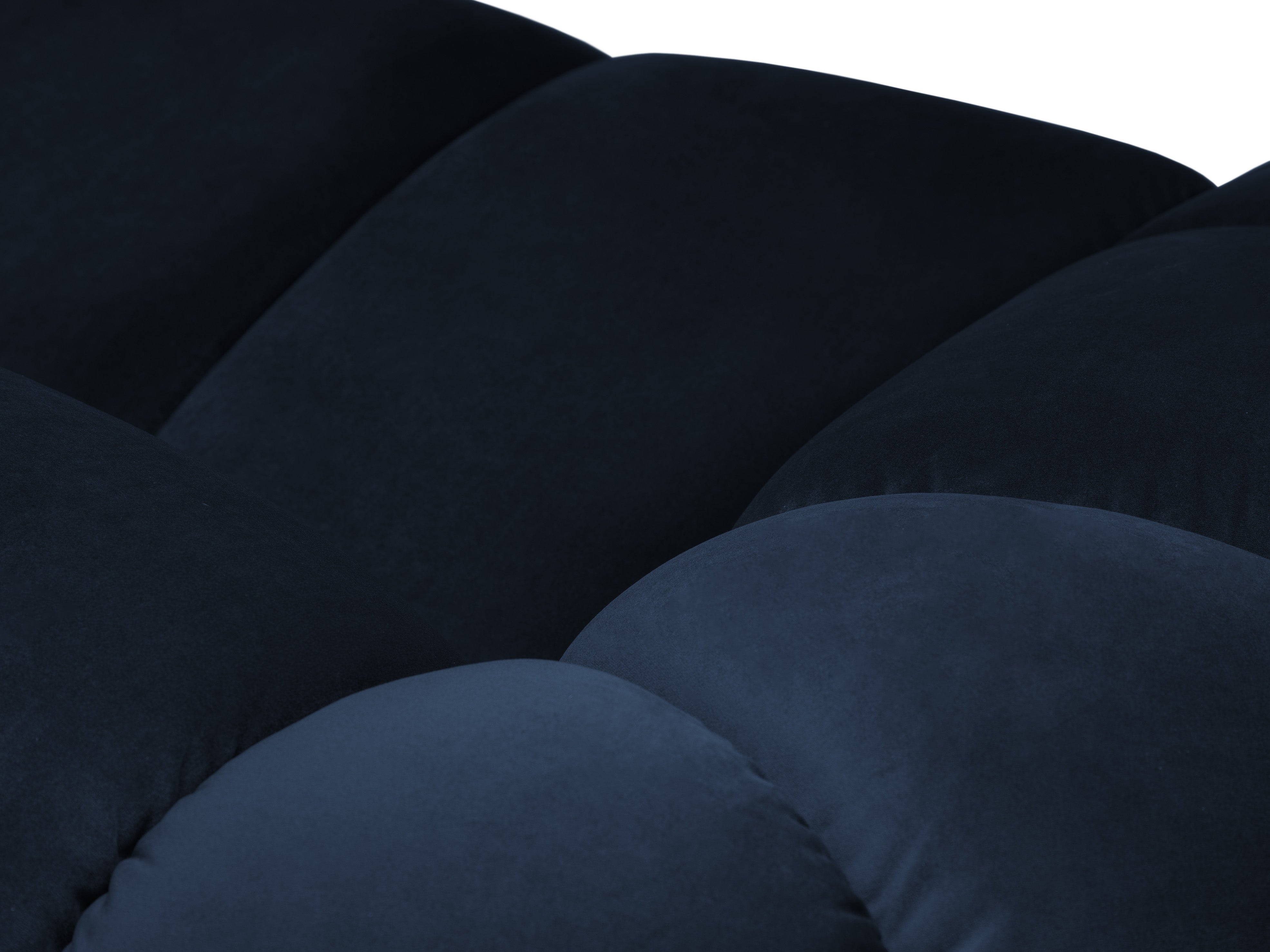 Velvet Linksecke Sofa, "Diana", 3 Sitze, Royal Blue, 294x182x72
In Europa gemacht