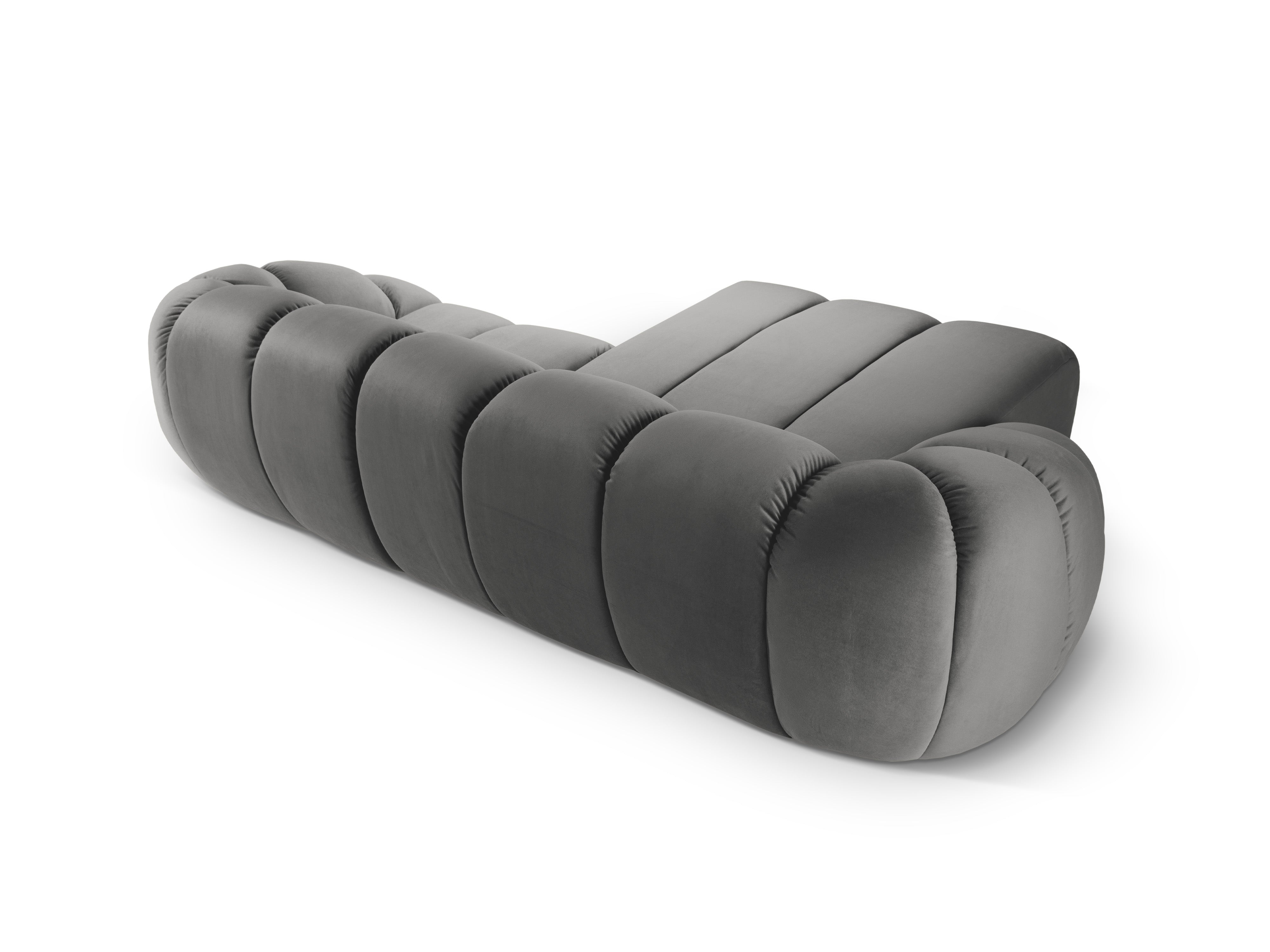 Velvet Linksecke Sofa, "Diana", 3 Sitze, Grau, 294x182x72
In Europa gemacht