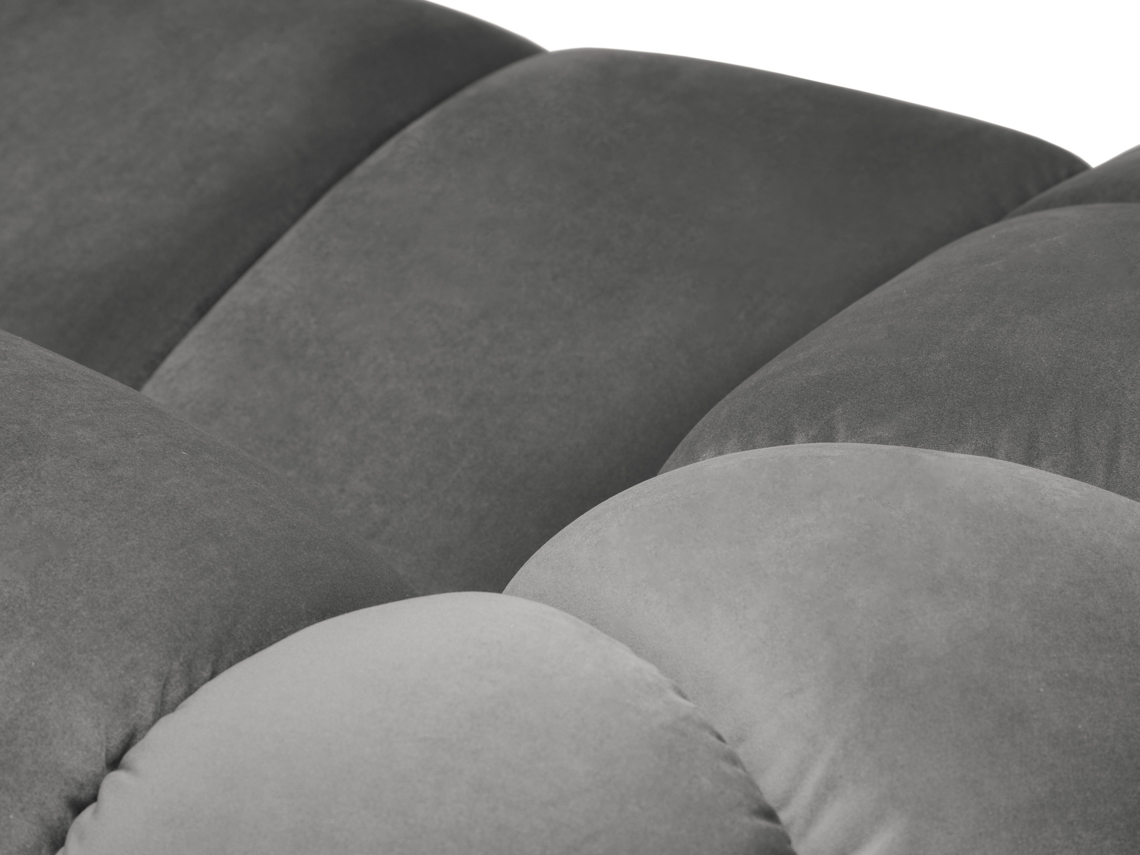 Velvet Linksecke Sofa, "Diana", 3 Sitze, Grau, 294x182x72
In Europa gemacht