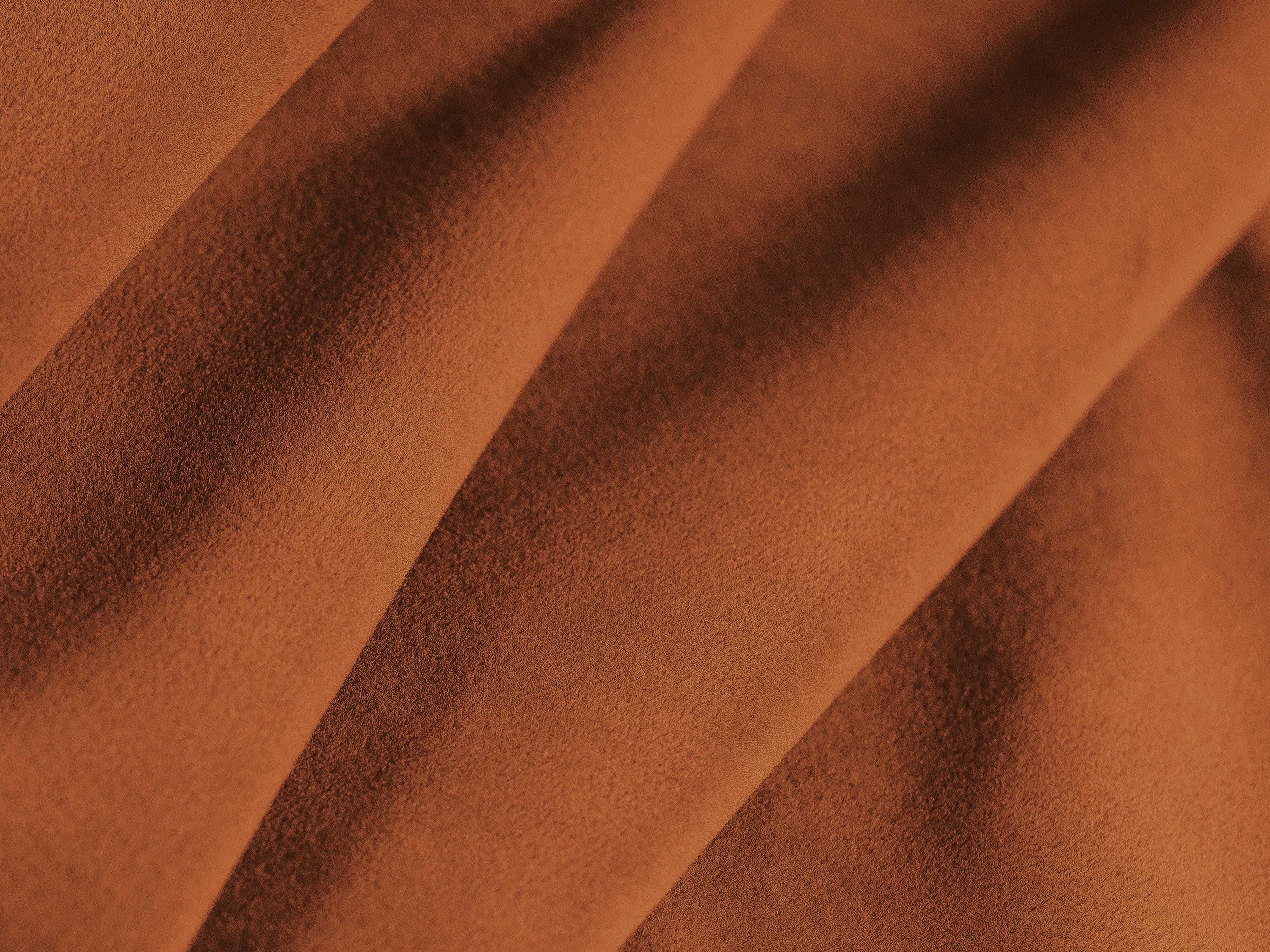 Narożnik aksamitny prawostronny 2-osobowy KATE terracotta