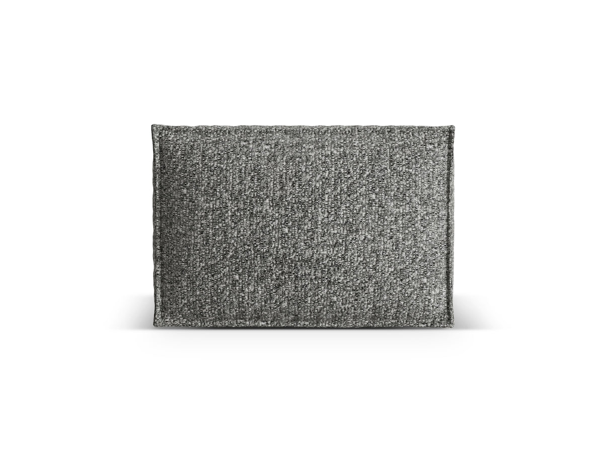 Poduszka dekoracyjna NURIA grafitowy boucle – 60x40x26 cm