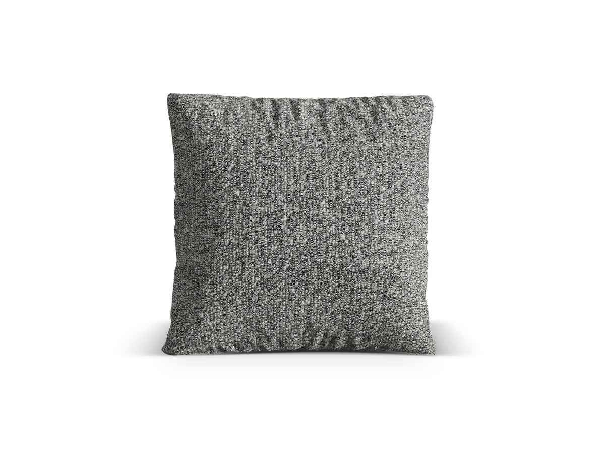 Poduszka dekoracyjna NURIA grafitowy boucle – 70x70 cm