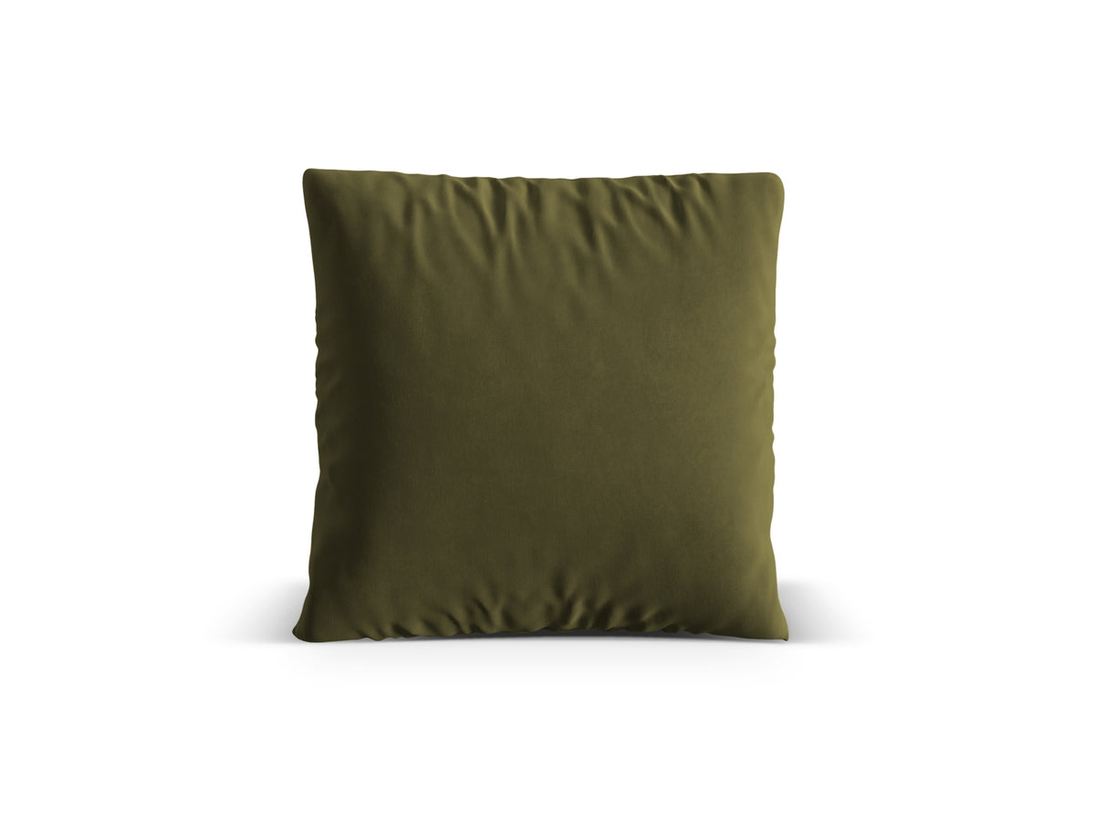 Poduszka aksamitna dekoracyjna NURIA mchowy melanż – 70x70 cm