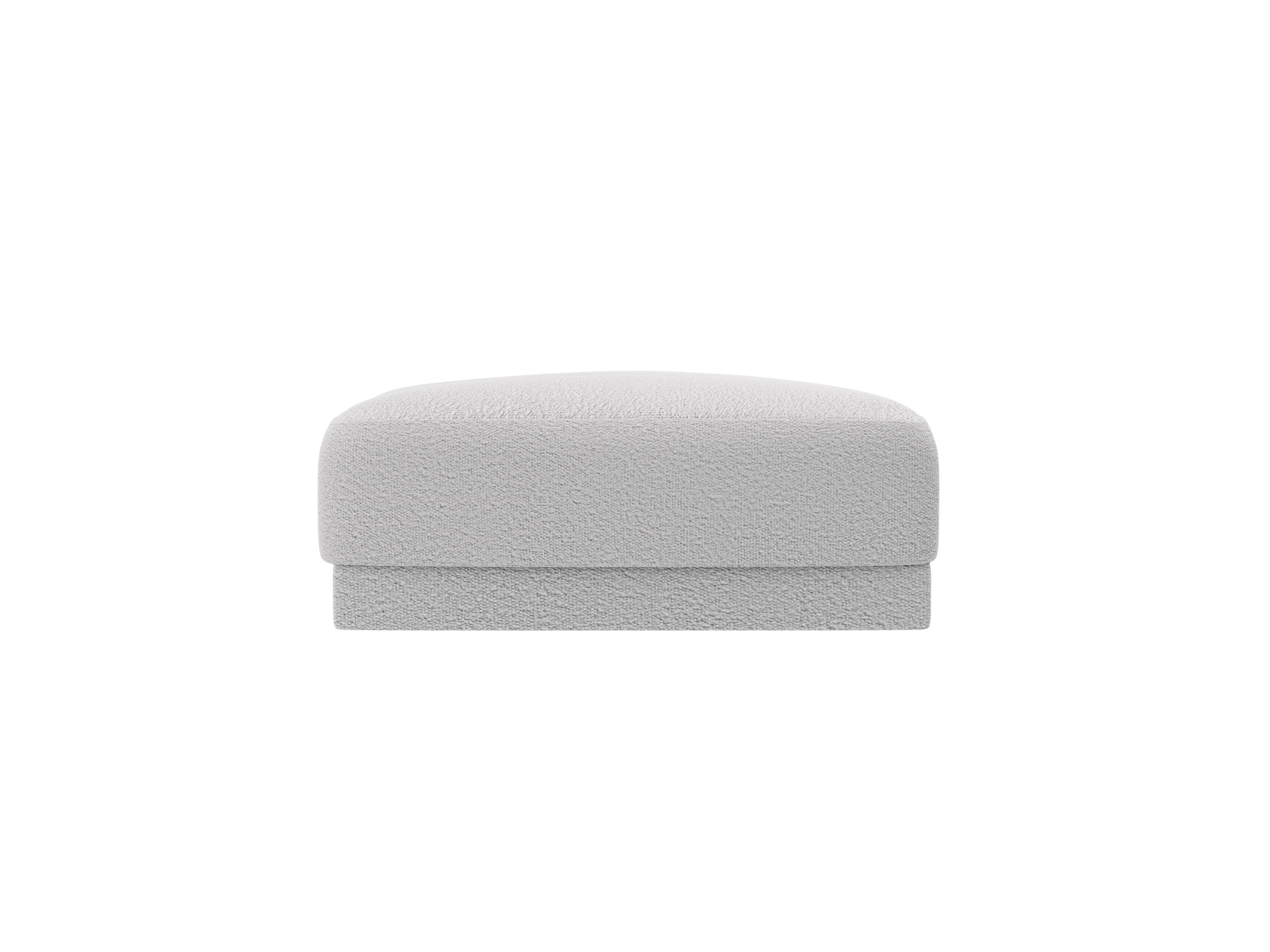 MILEY pouf light gray boucle