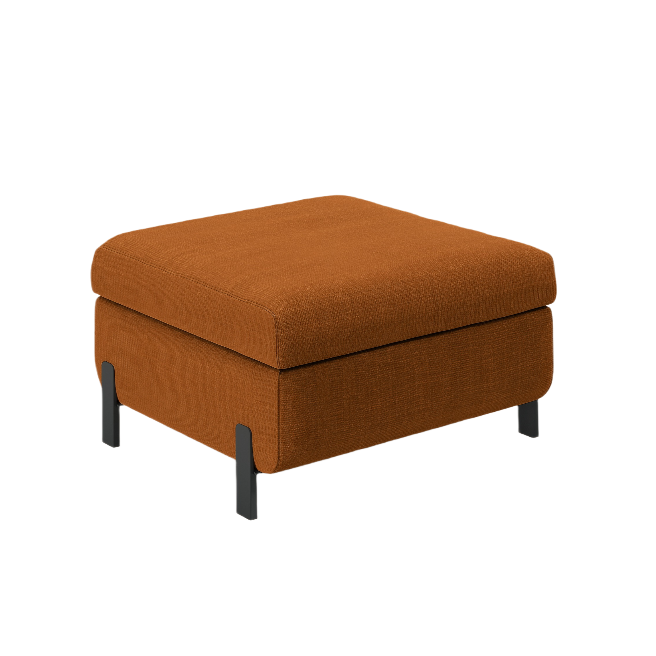Puf with Box, "Gloria", 1 Seat, Brick, 87x72x46
Made in Europe