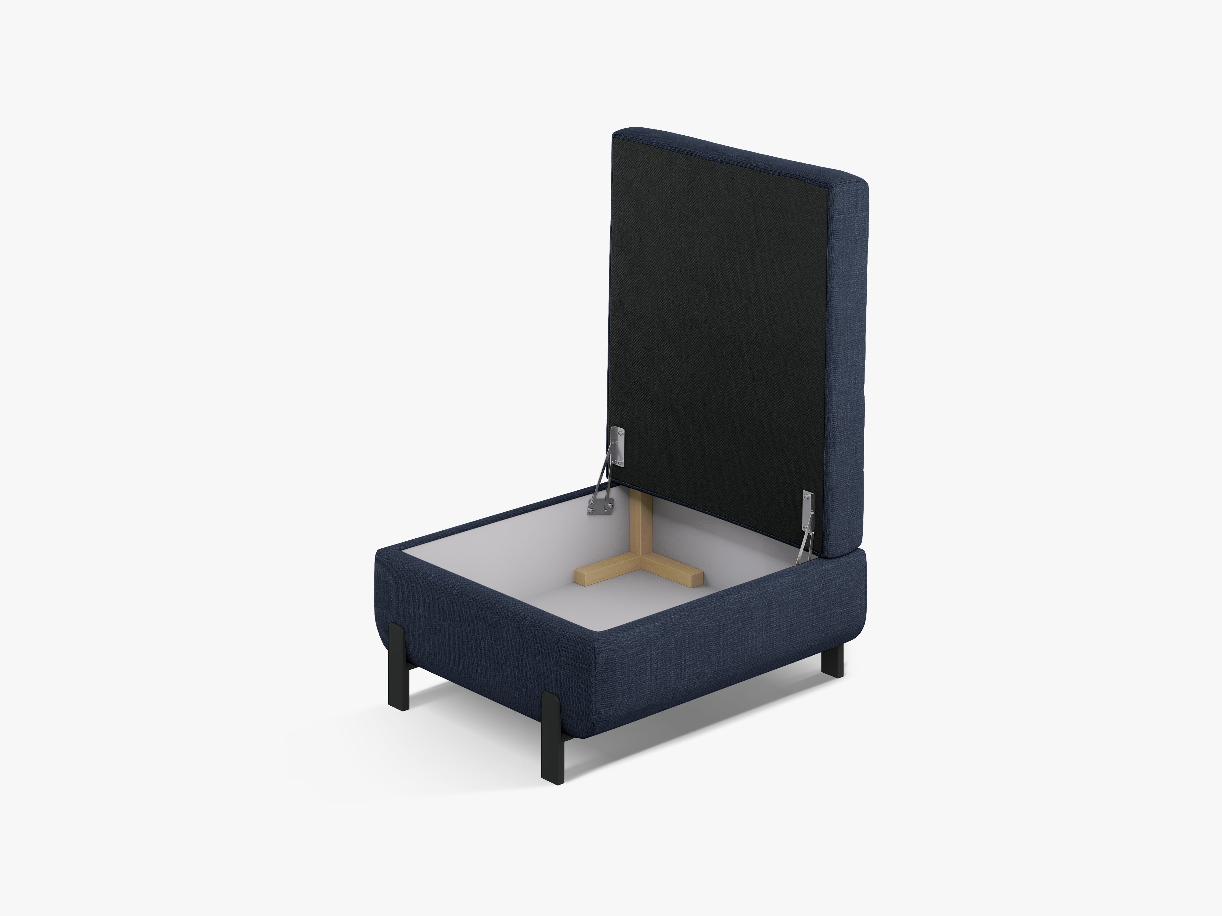 Puf with Box, "Gloria", 1 SEAT, Blue, 87x72x46
Made in Europe