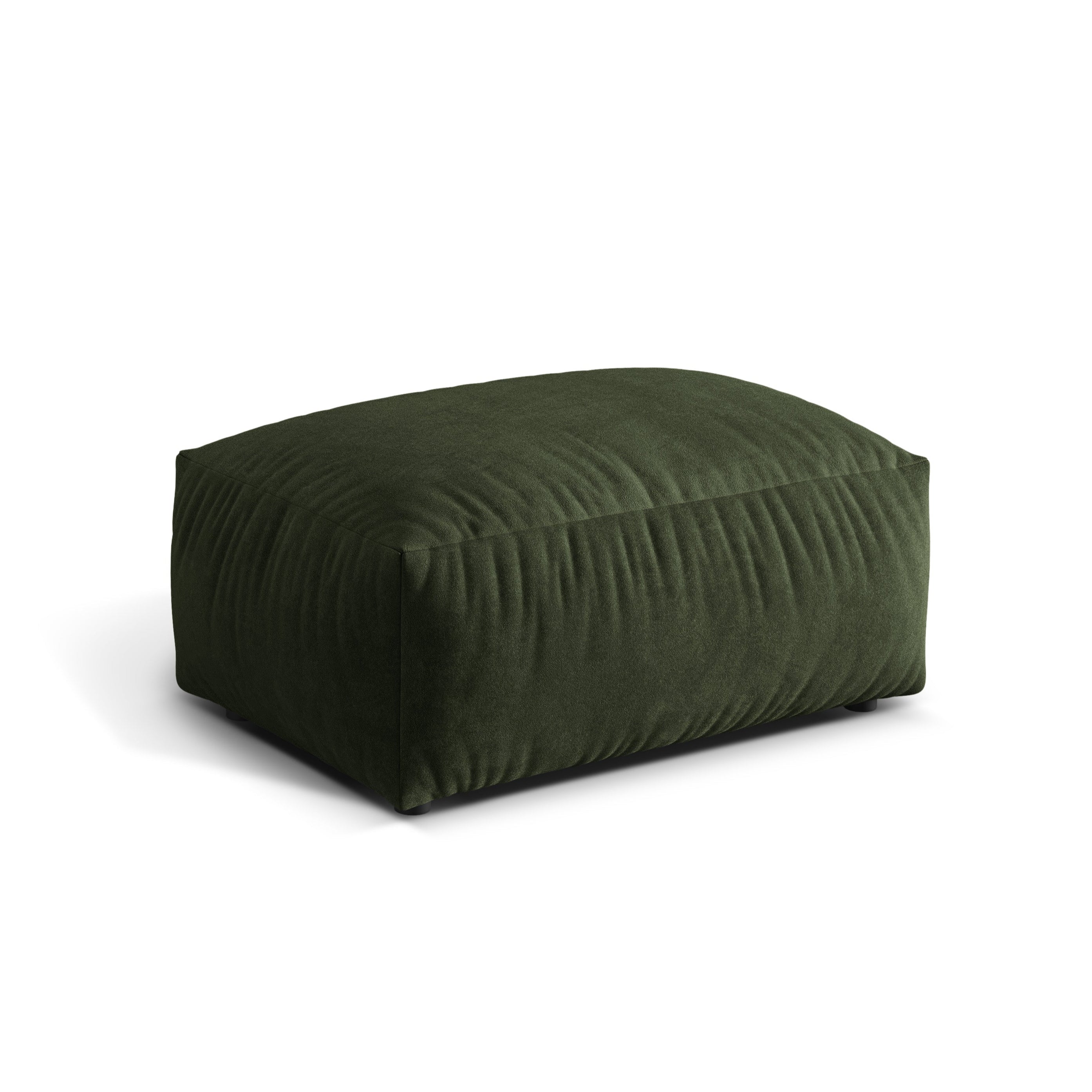 Pouf velvety Martina Zielony