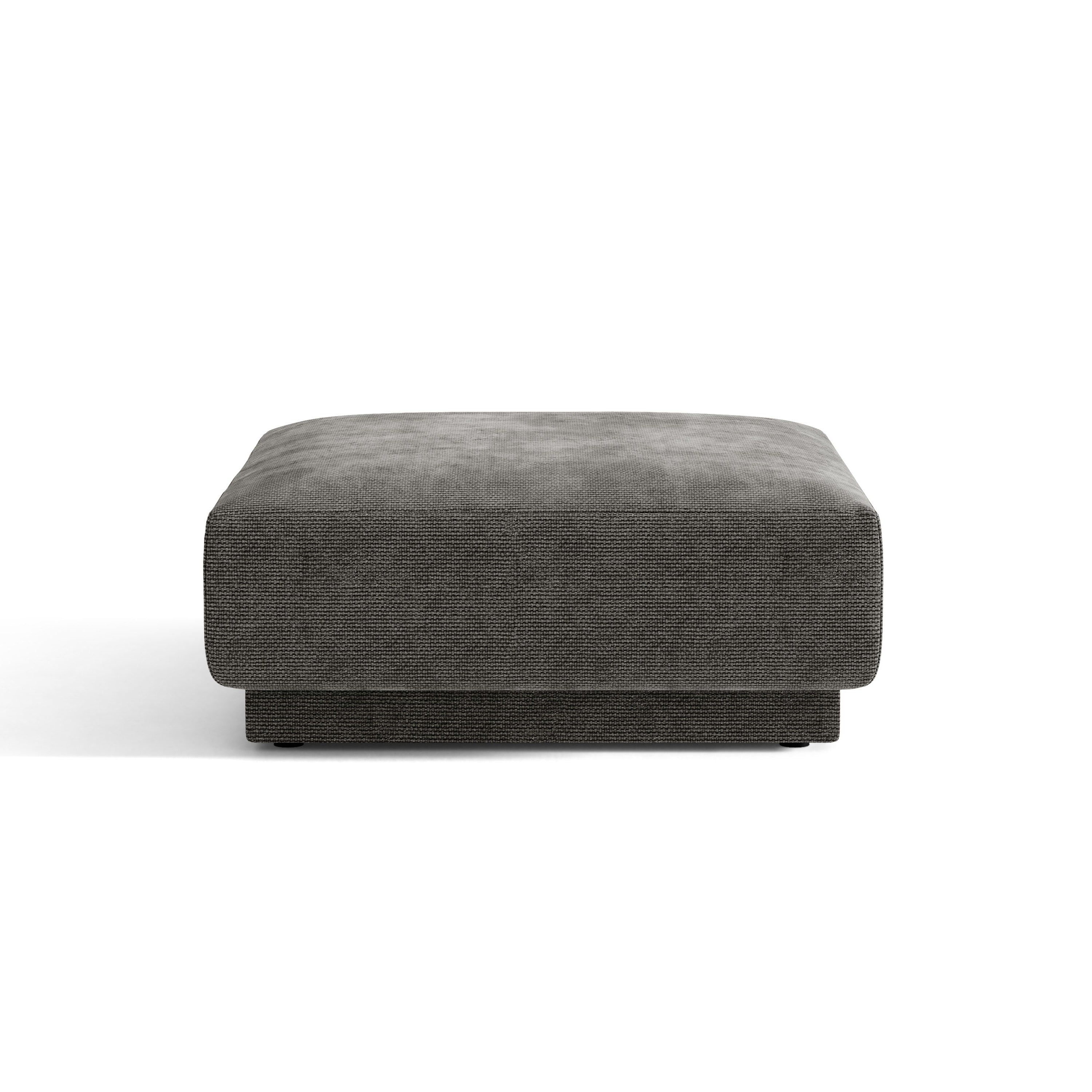 MILEY Puff Gray Chenille Silky
