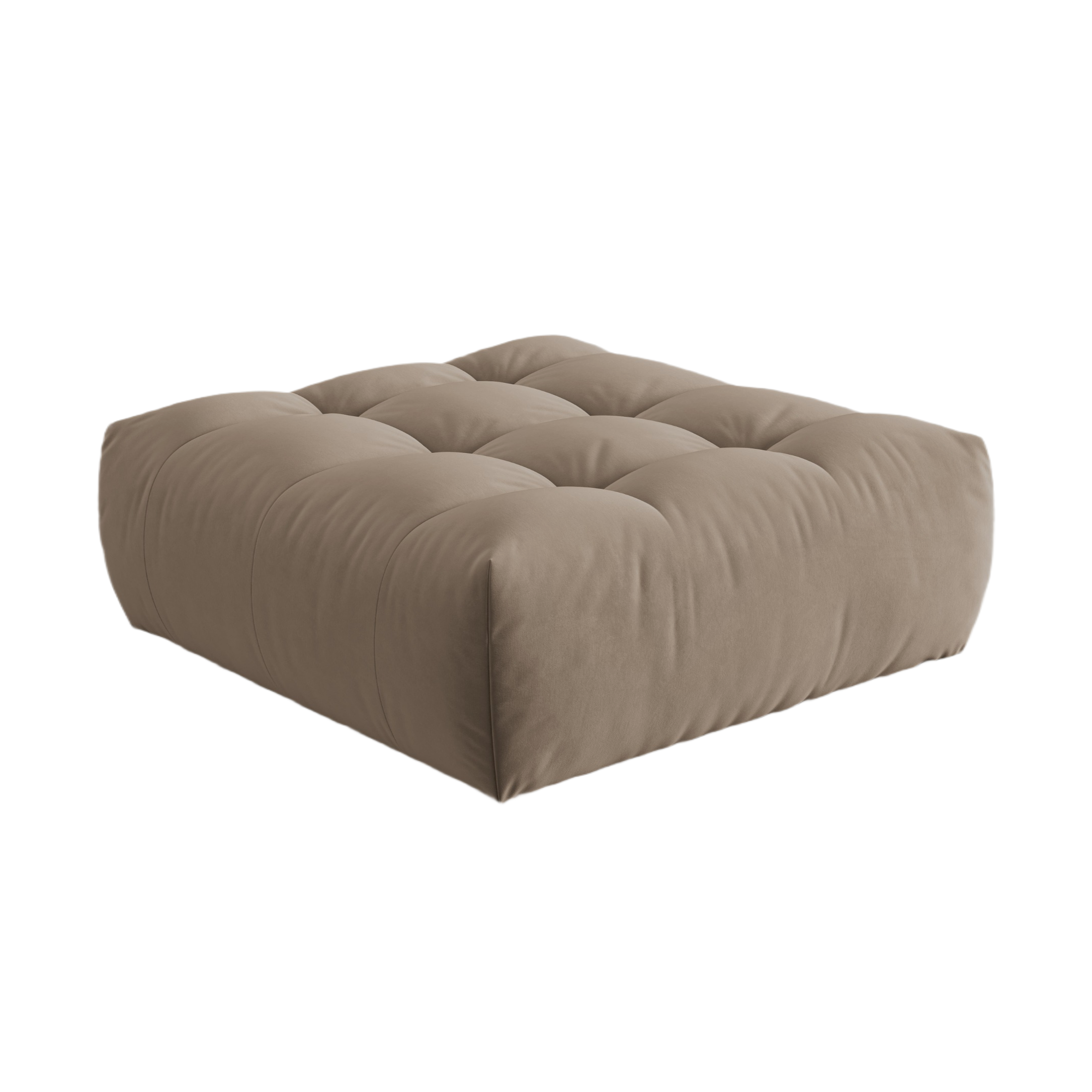 Velvet Ponuf, "Bloom", 1 Seat, Light Brown, 110x101x42
Made in Europe