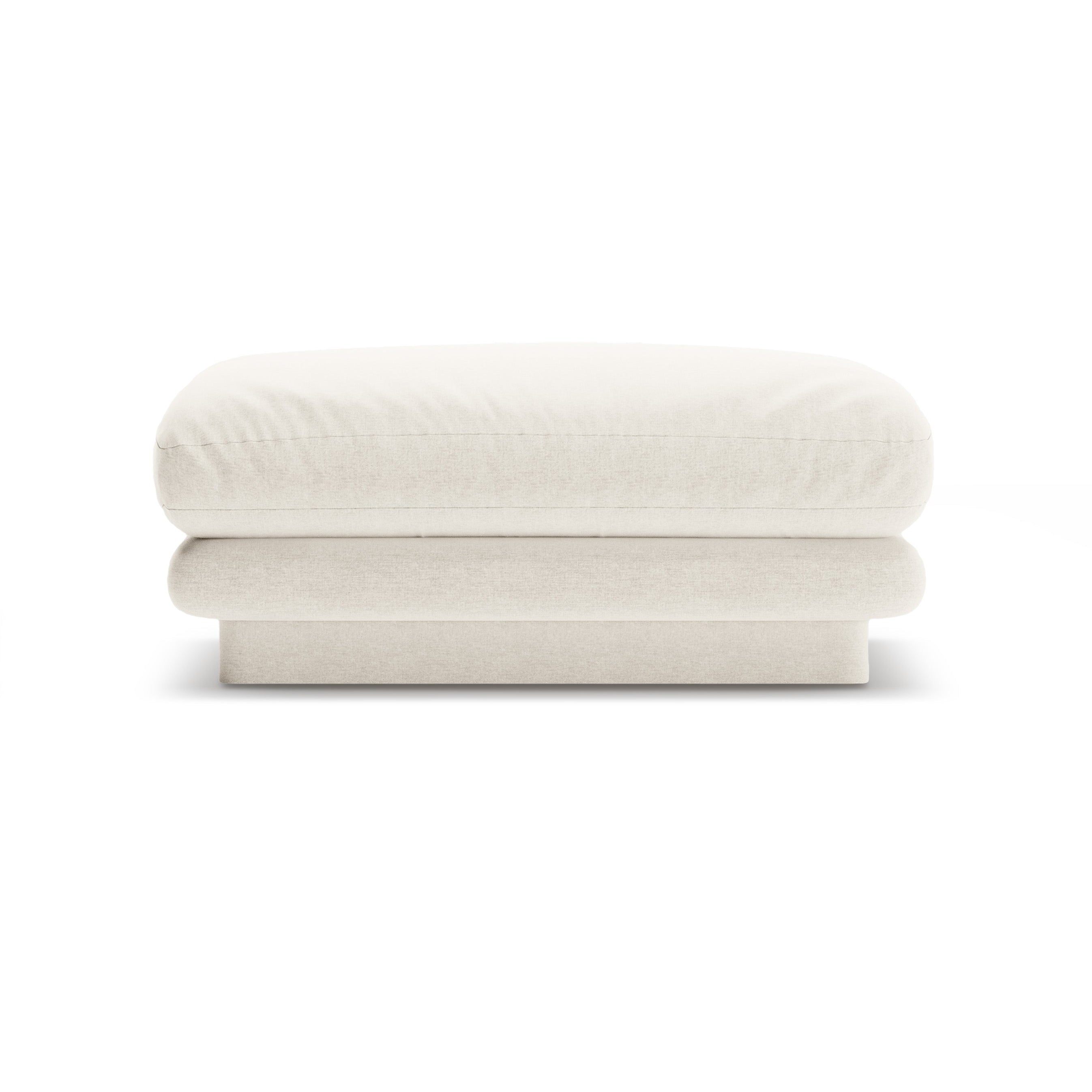 Pouf Torino Elfenbein