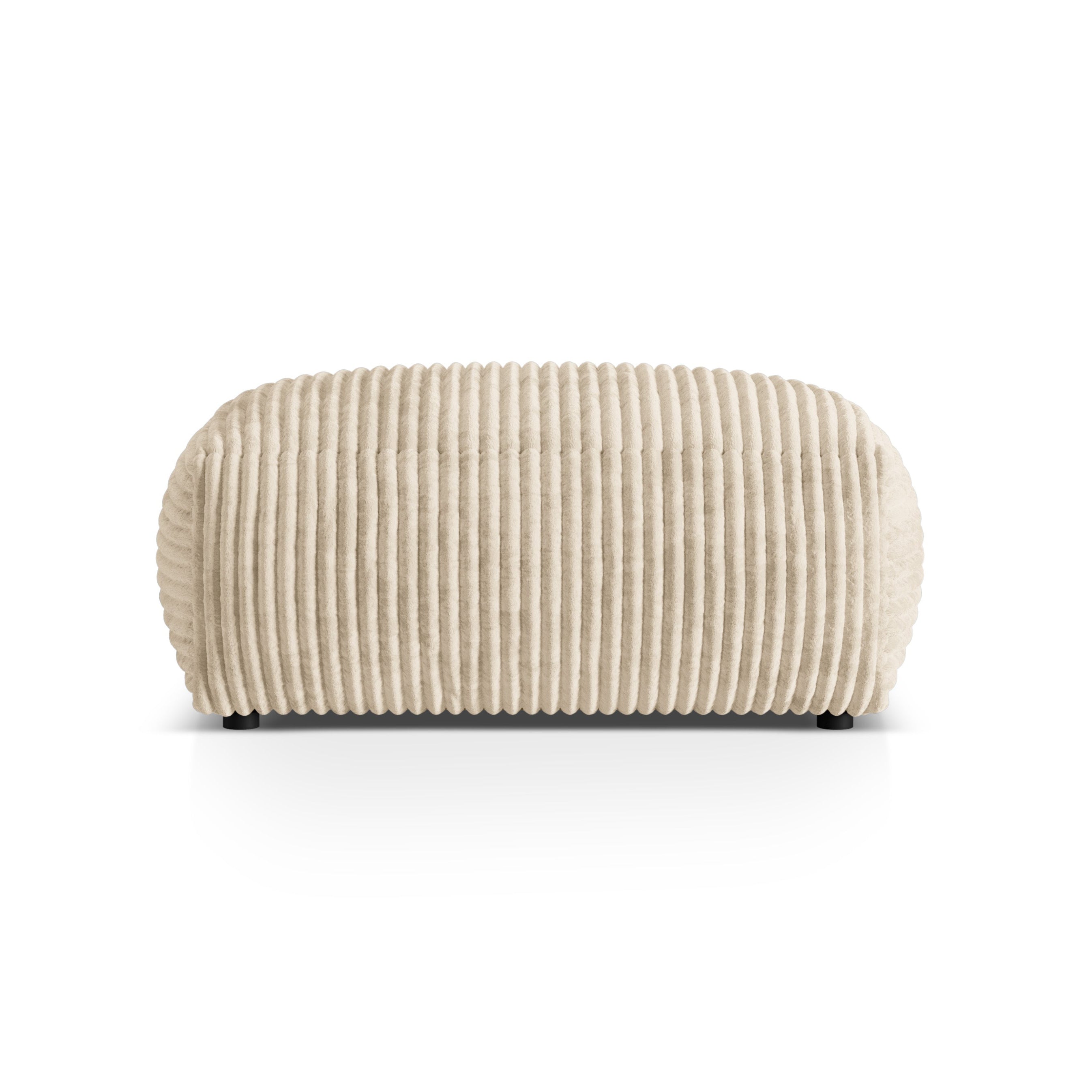 Martin pouf light beige corduroy